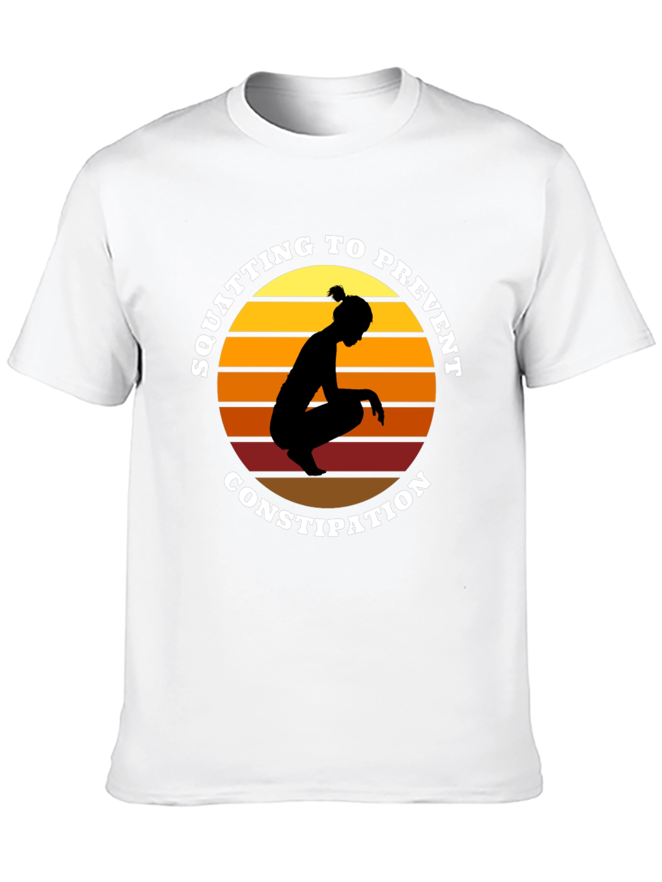 Squatting to Prevent Constipation Graphic Tee