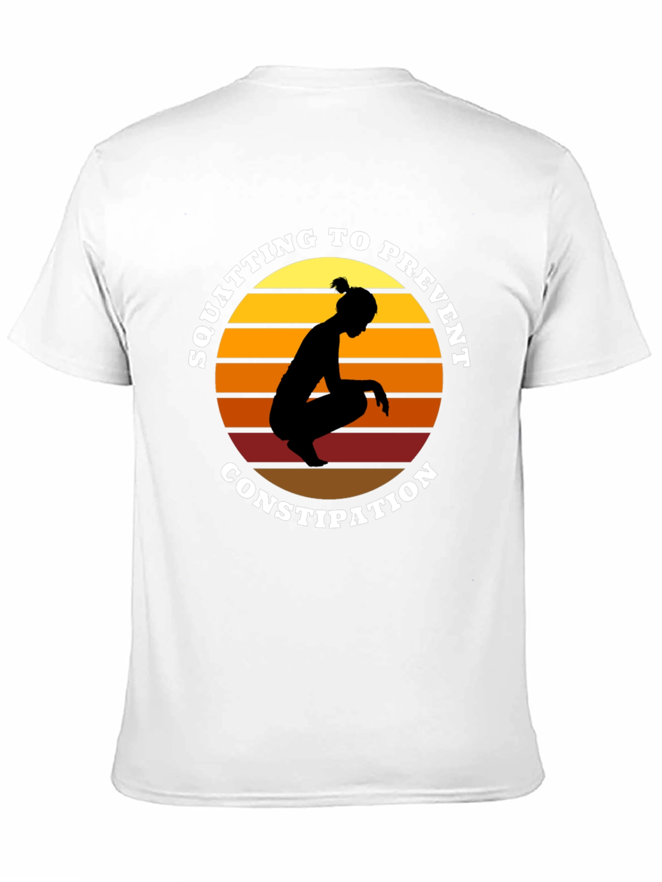 Squatting to Prevent Constipation Graphic Tee