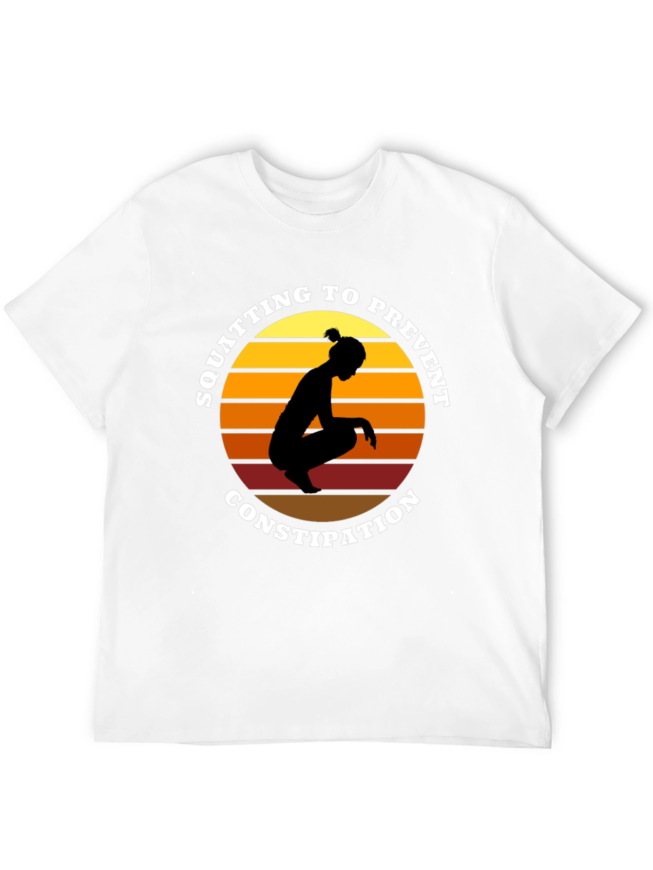 Squatting to Prevent Constipation Graphic Tee