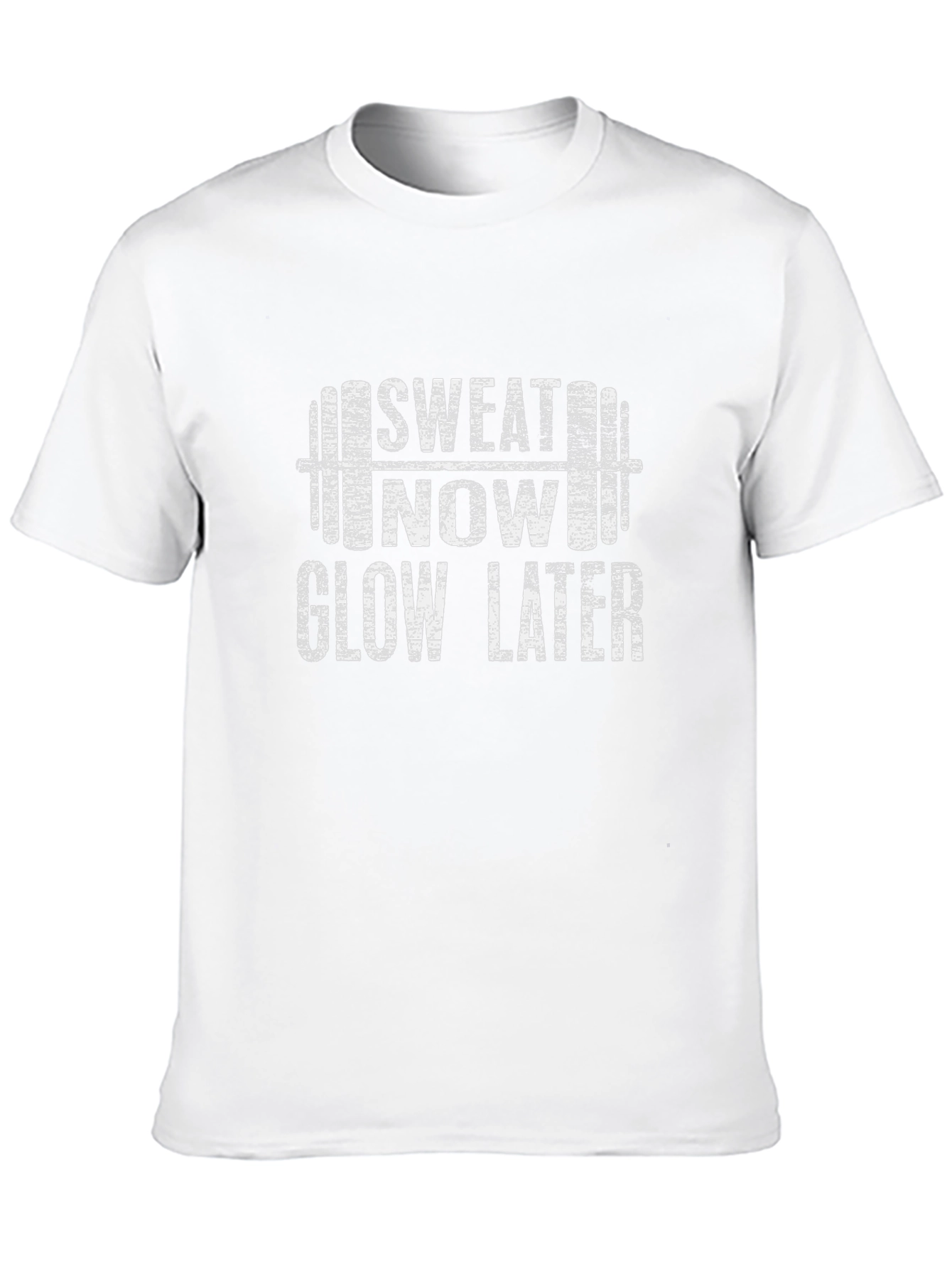 Sweat Now Glow Later Black Graphic Tee
