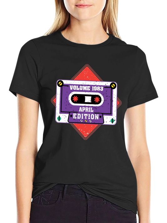 Volume 1983 April Edition Cassette T-Shirt
