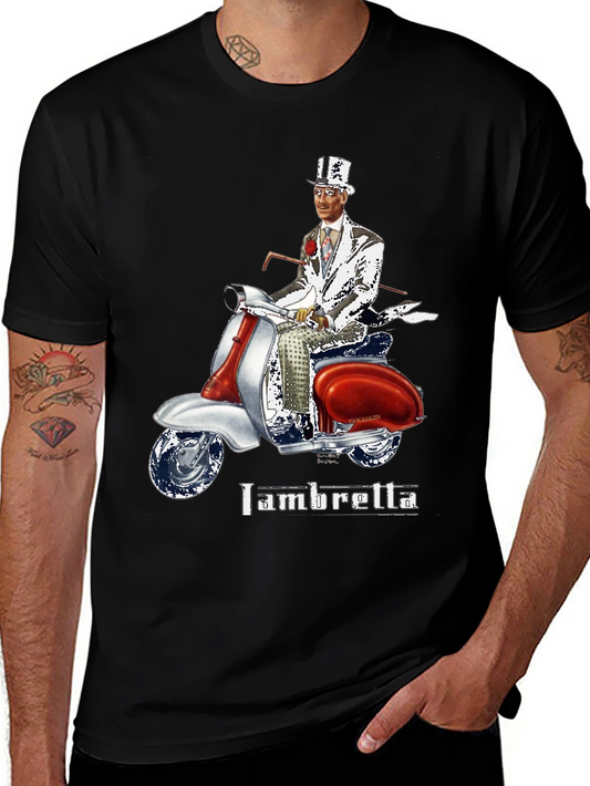 Vintage Lambretta Scooter Graphic Tee