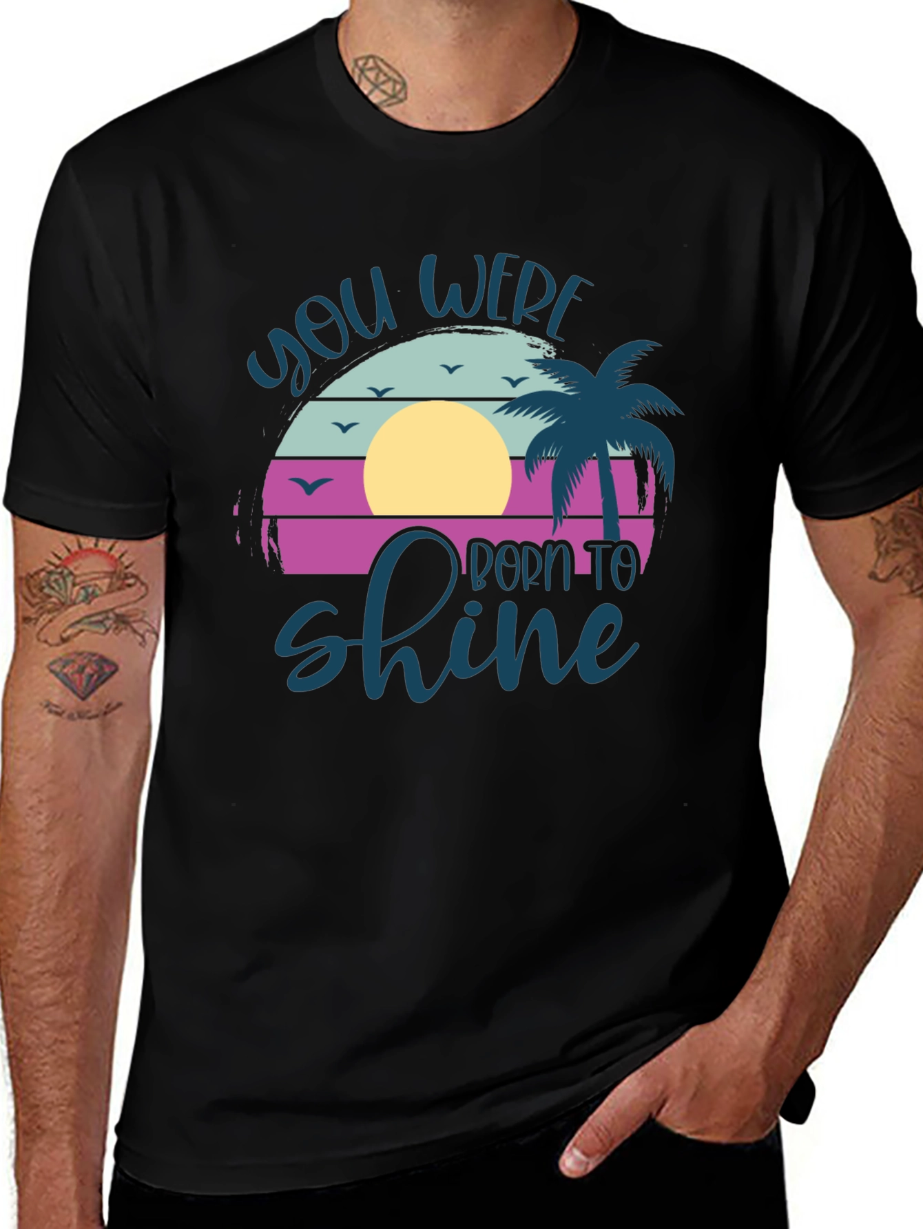 You Were Born to Shine Graphic T-Shirt
