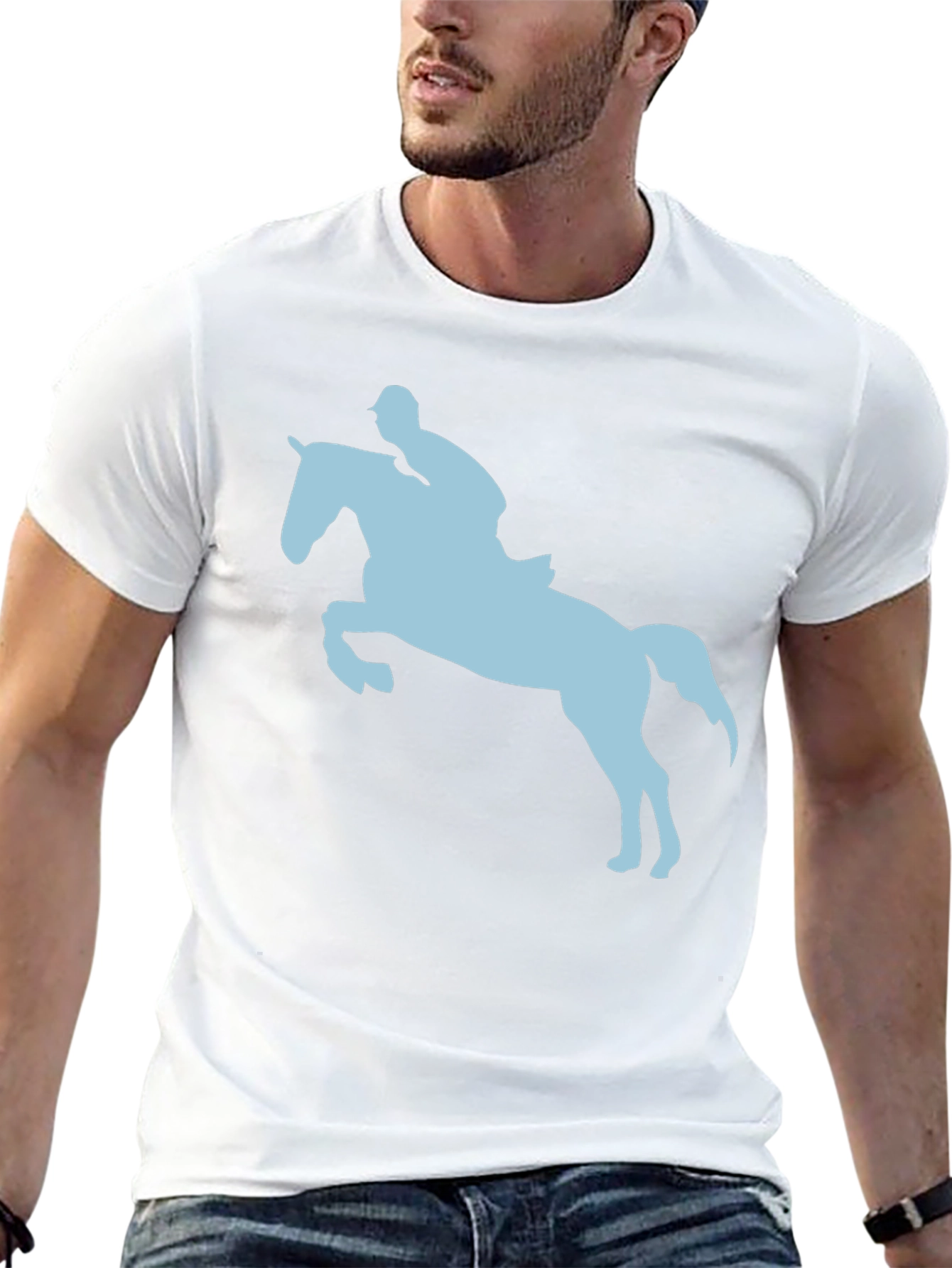 Equestrian Silhouette Tee - Horse Riding T-Shirt