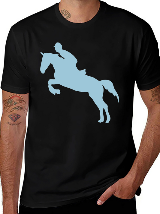 Equestrian Silhouette Tee - Horse Riding T-Shirt