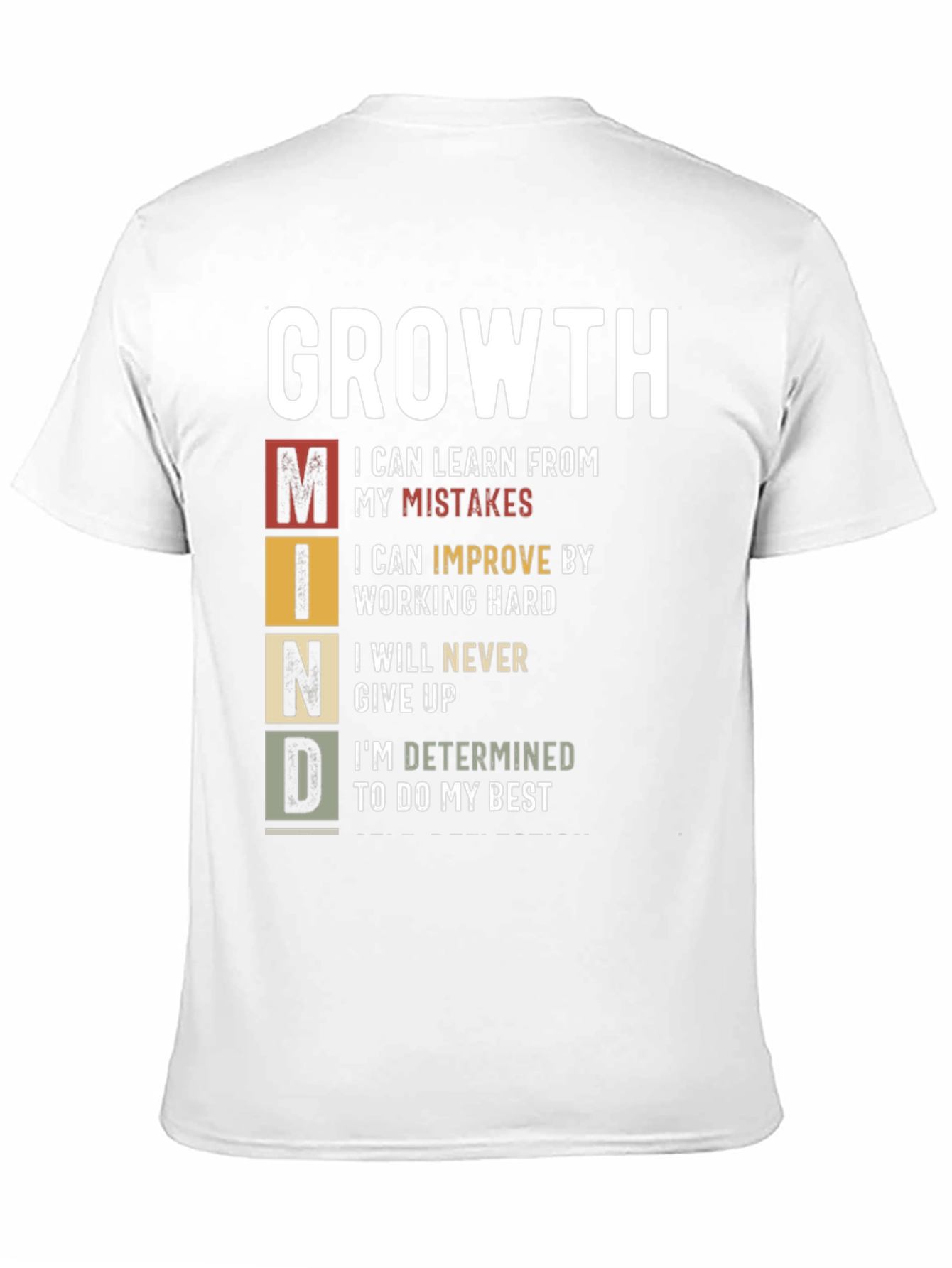 Growth Mindset T-Shirt: Motivational Graphic Tee