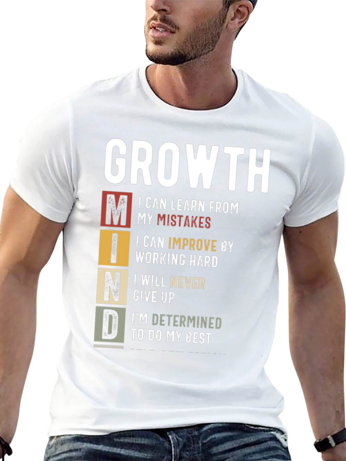 Growth Mindset T-Shirt: Motivational Graphic Tee