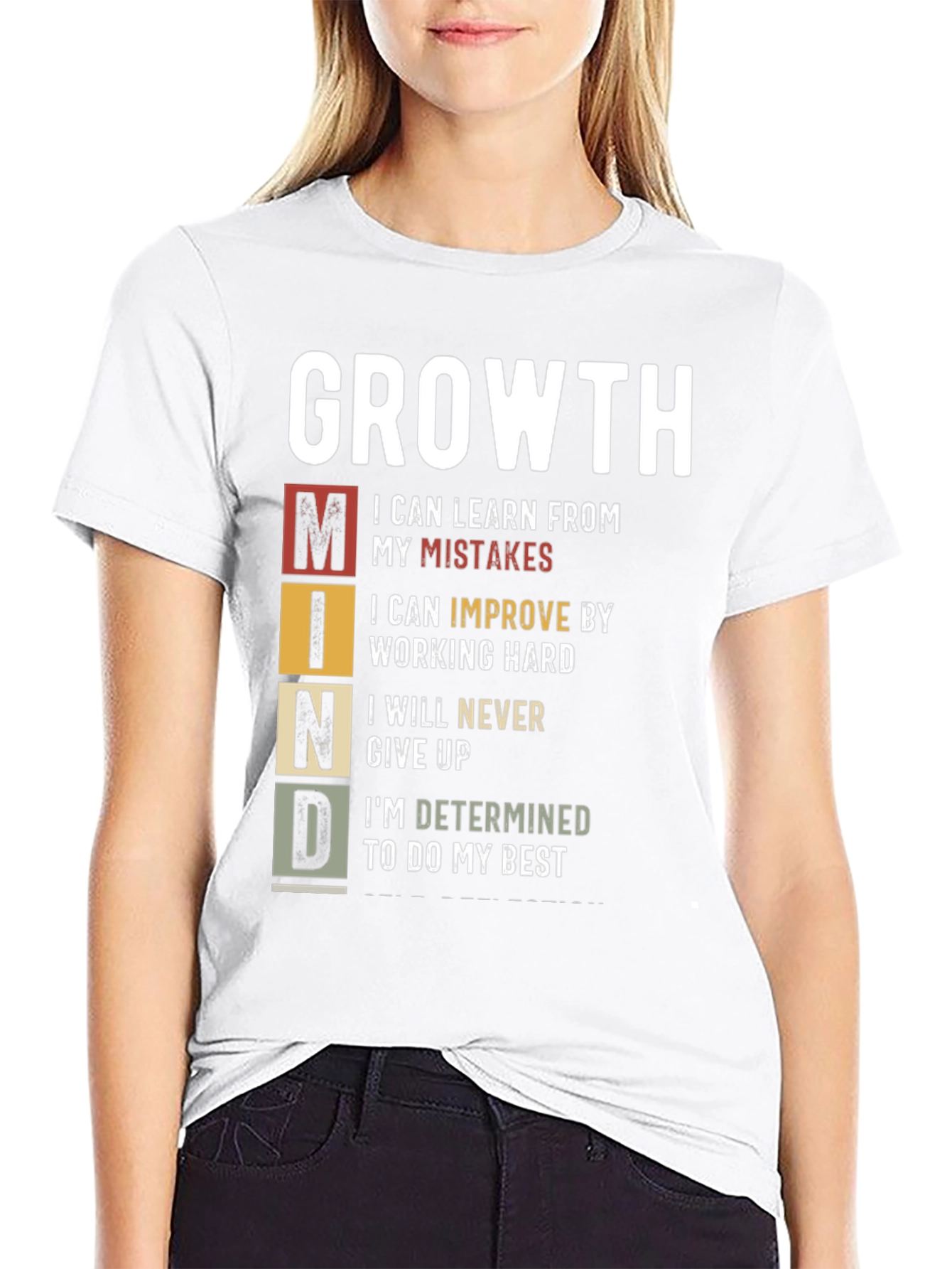Growth Mindset T-Shirt: Motivational Graphic Tee