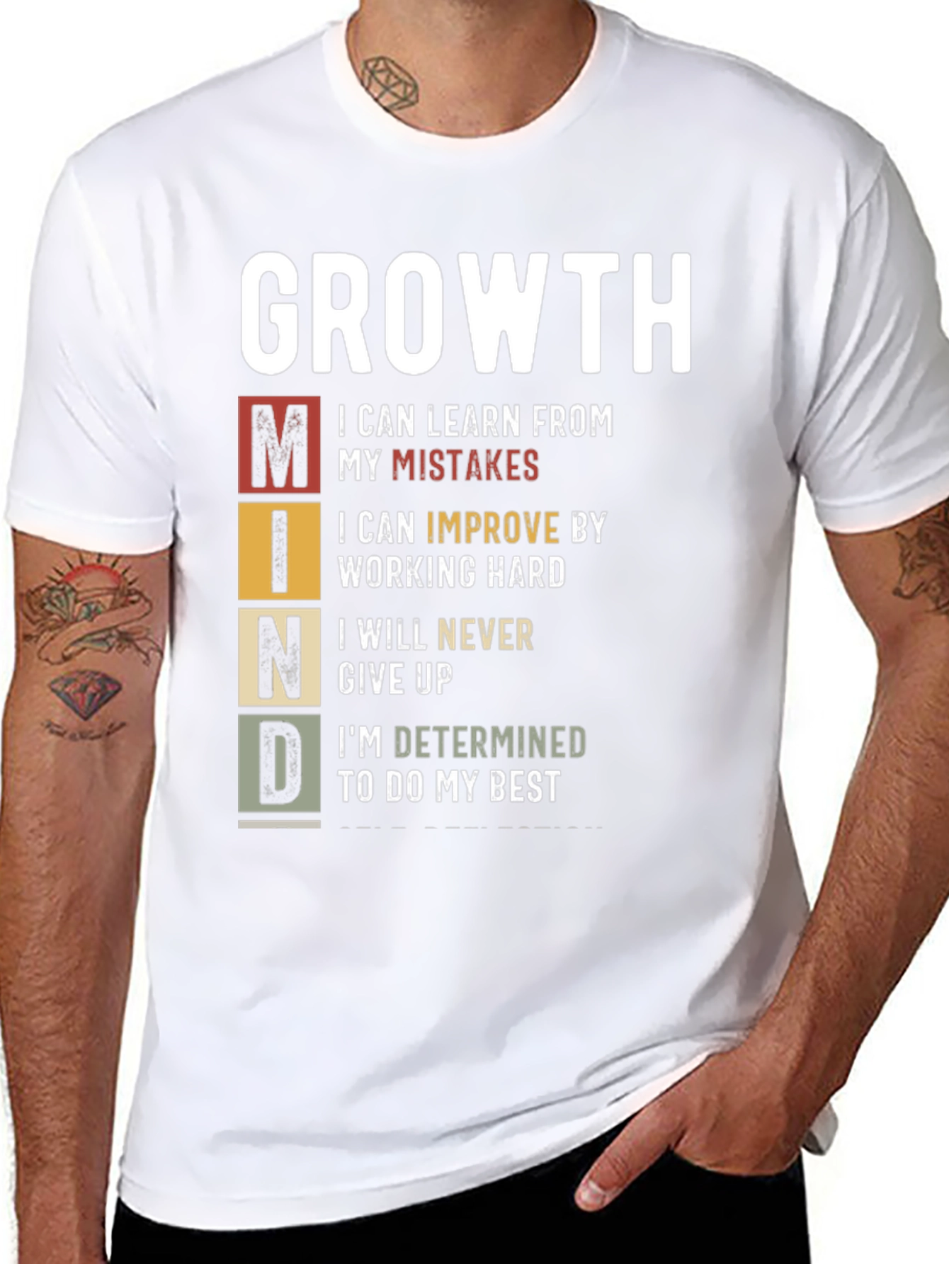 Growth Mindset T-Shirt: Motivational Graphic Tee