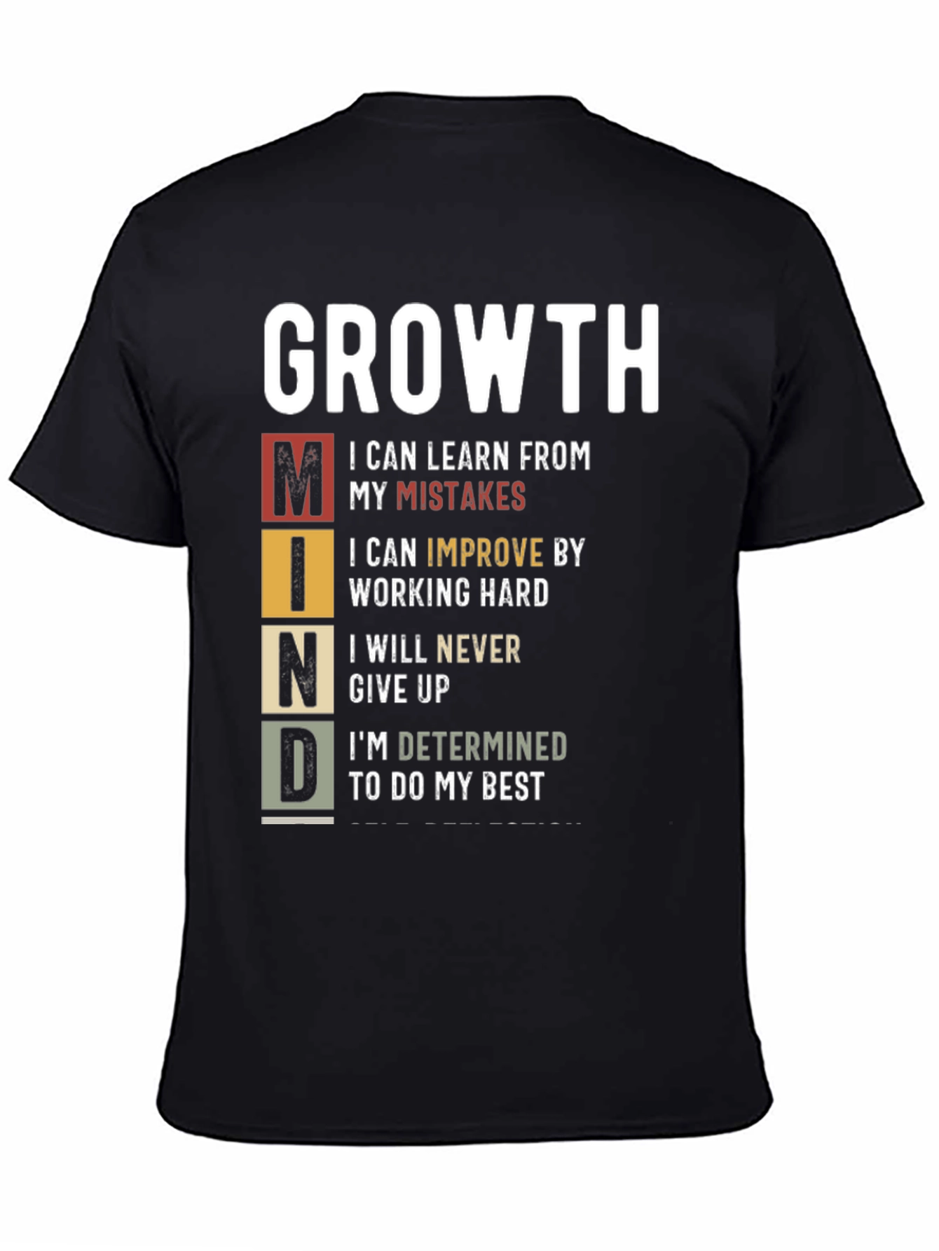 Growth Mindset T-Shirt: Motivational Graphic Tee
