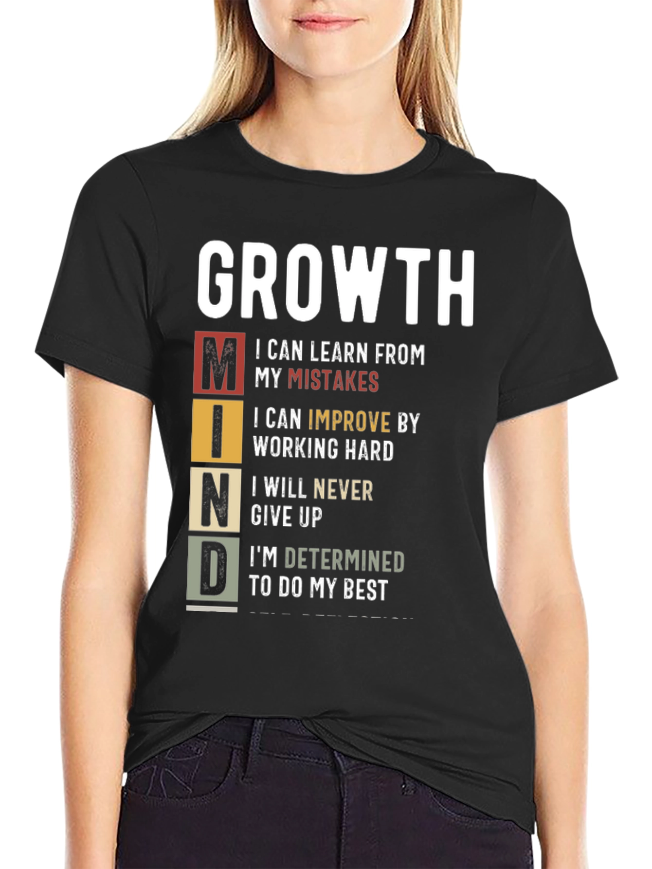 Growth Mindset T-Shirt: Motivational Graphic Tee