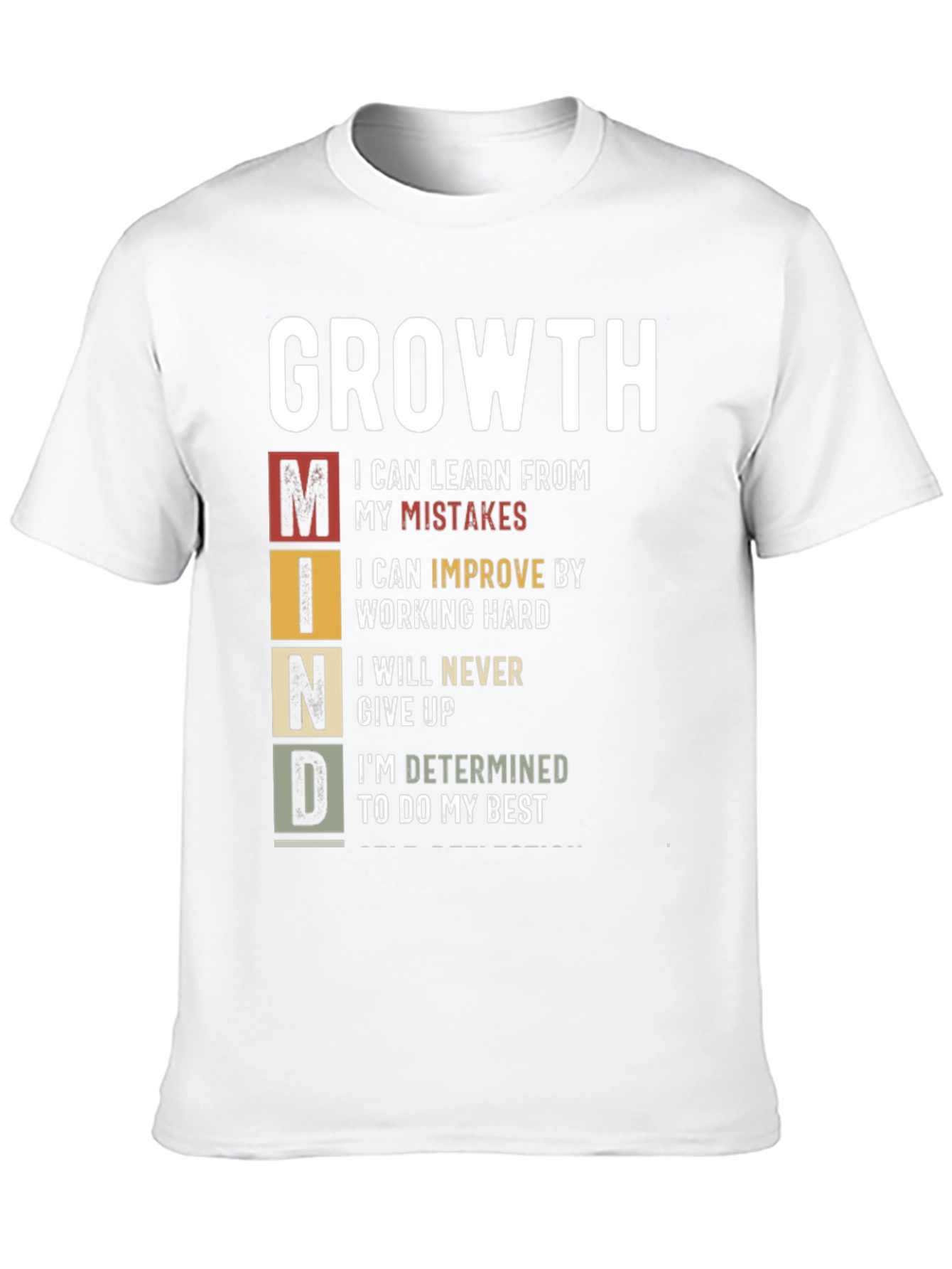Growth Mindset T-Shirt: Motivational Graphic Tee