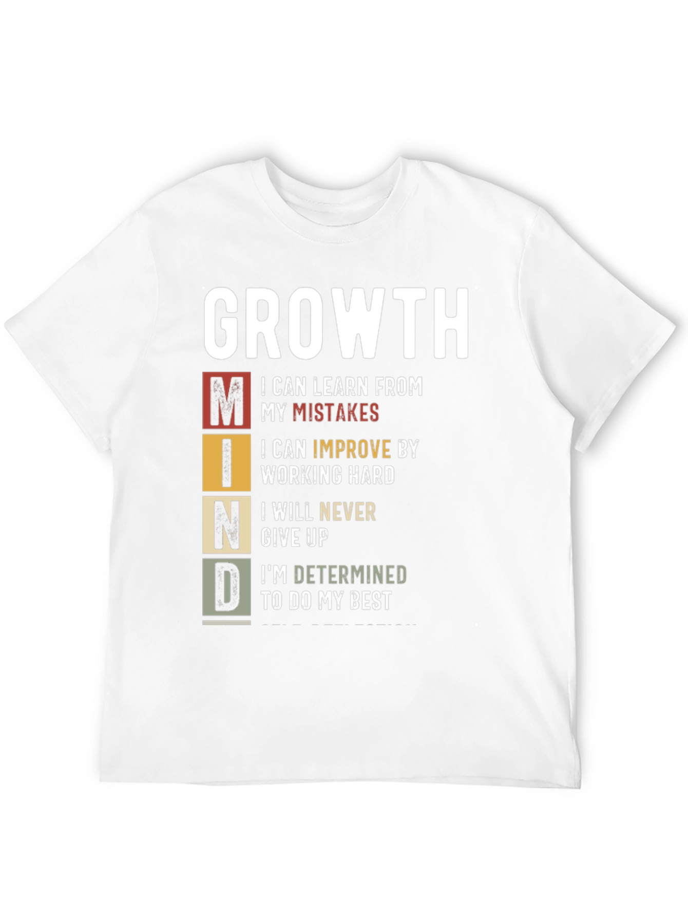 Growth Mindset T-Shirt: Motivational Graphic Tee