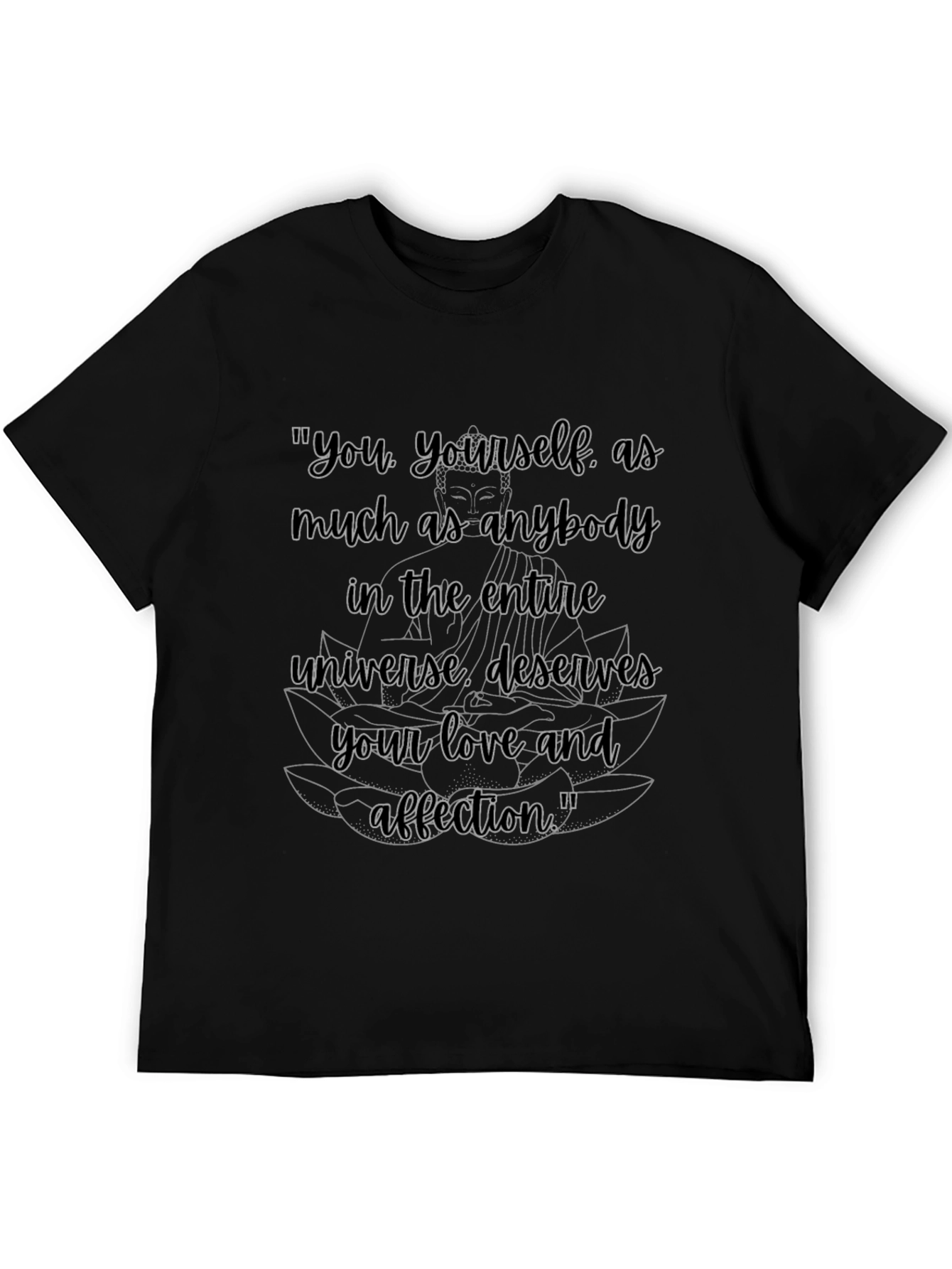 Inspirational Buddha Quote Graphic T-Shirt