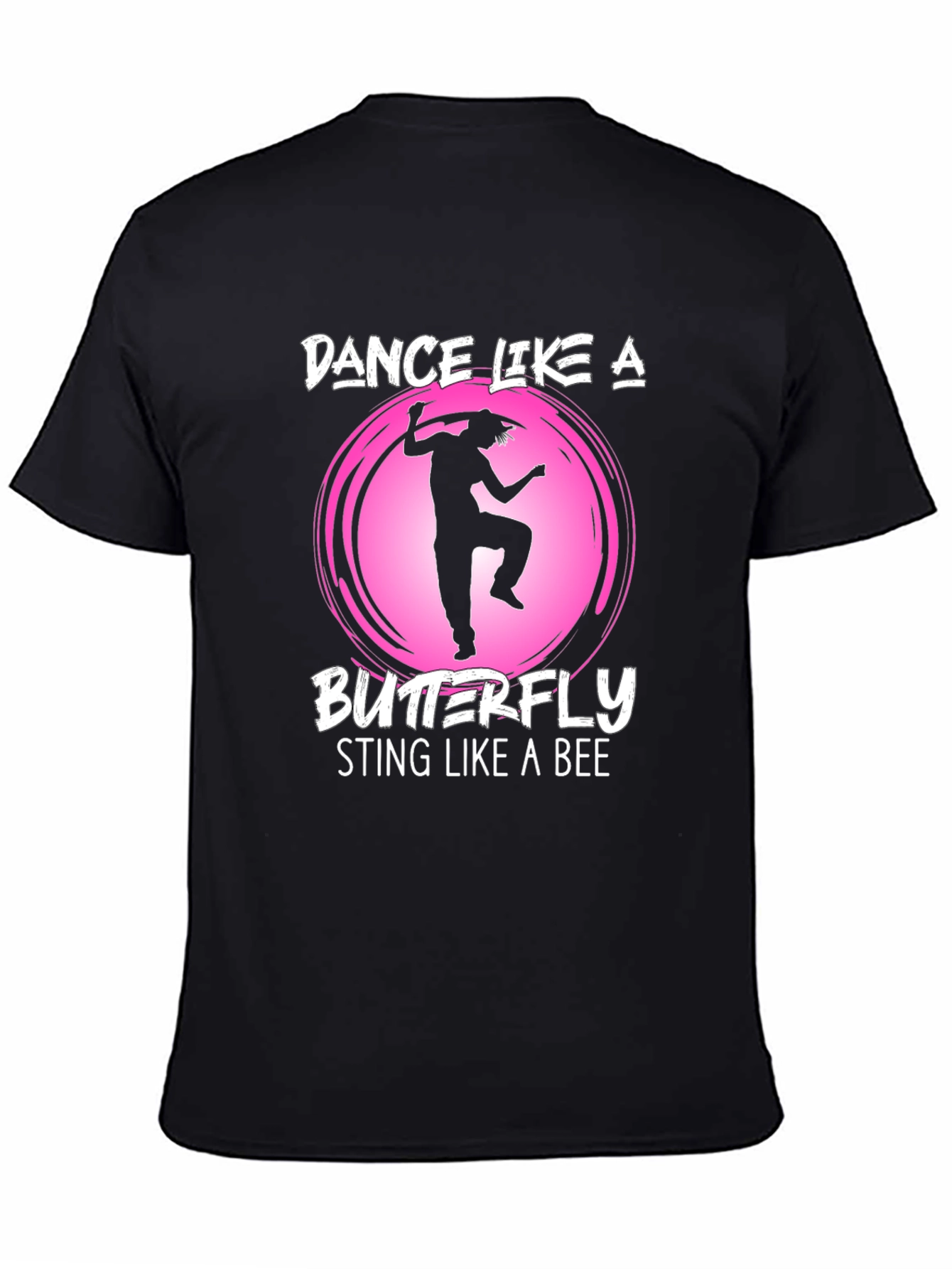 Dance Like a Butterfly Graphic T-Shirt - Black