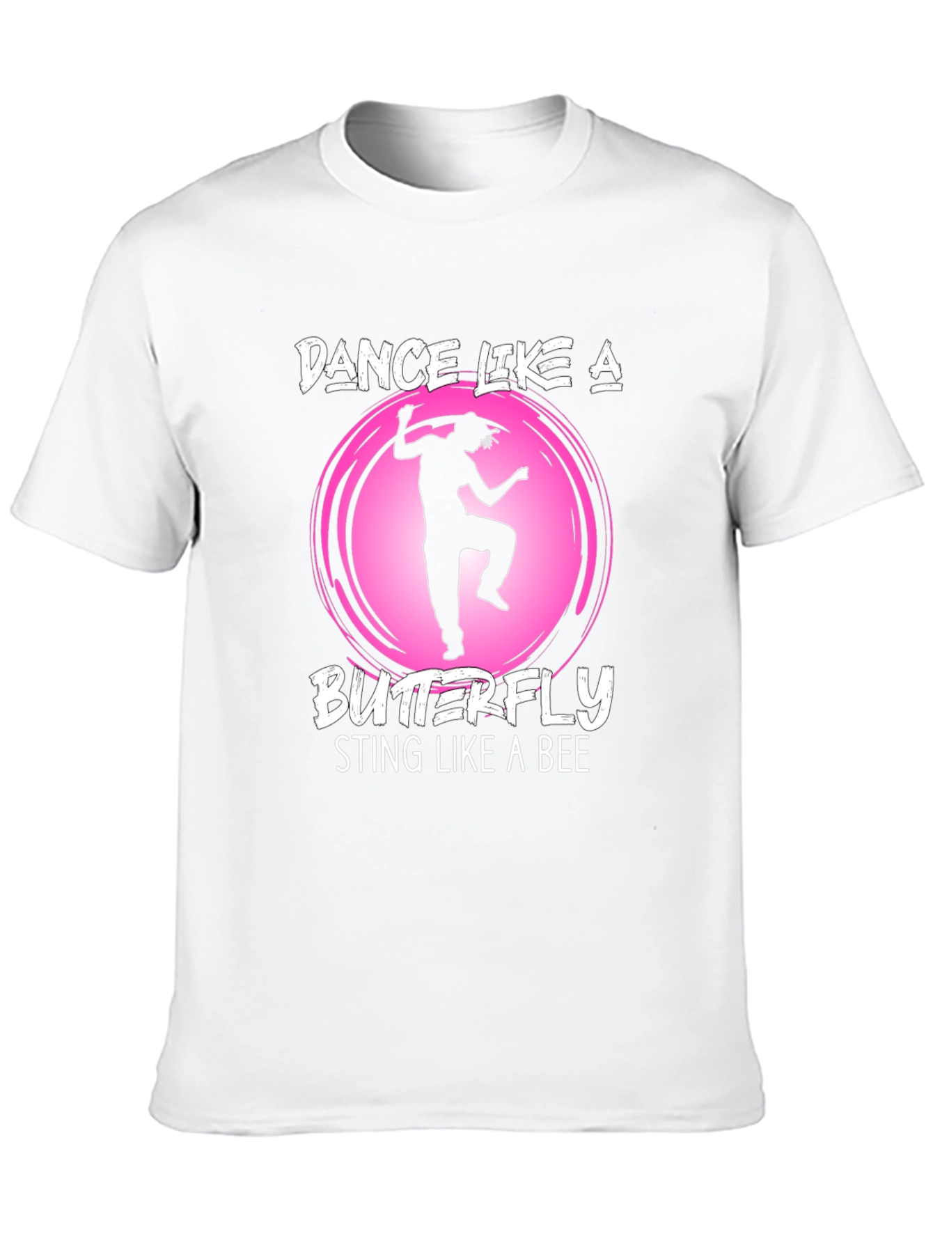 Dance Like a Butterfly Graphic T-Shirt - Black