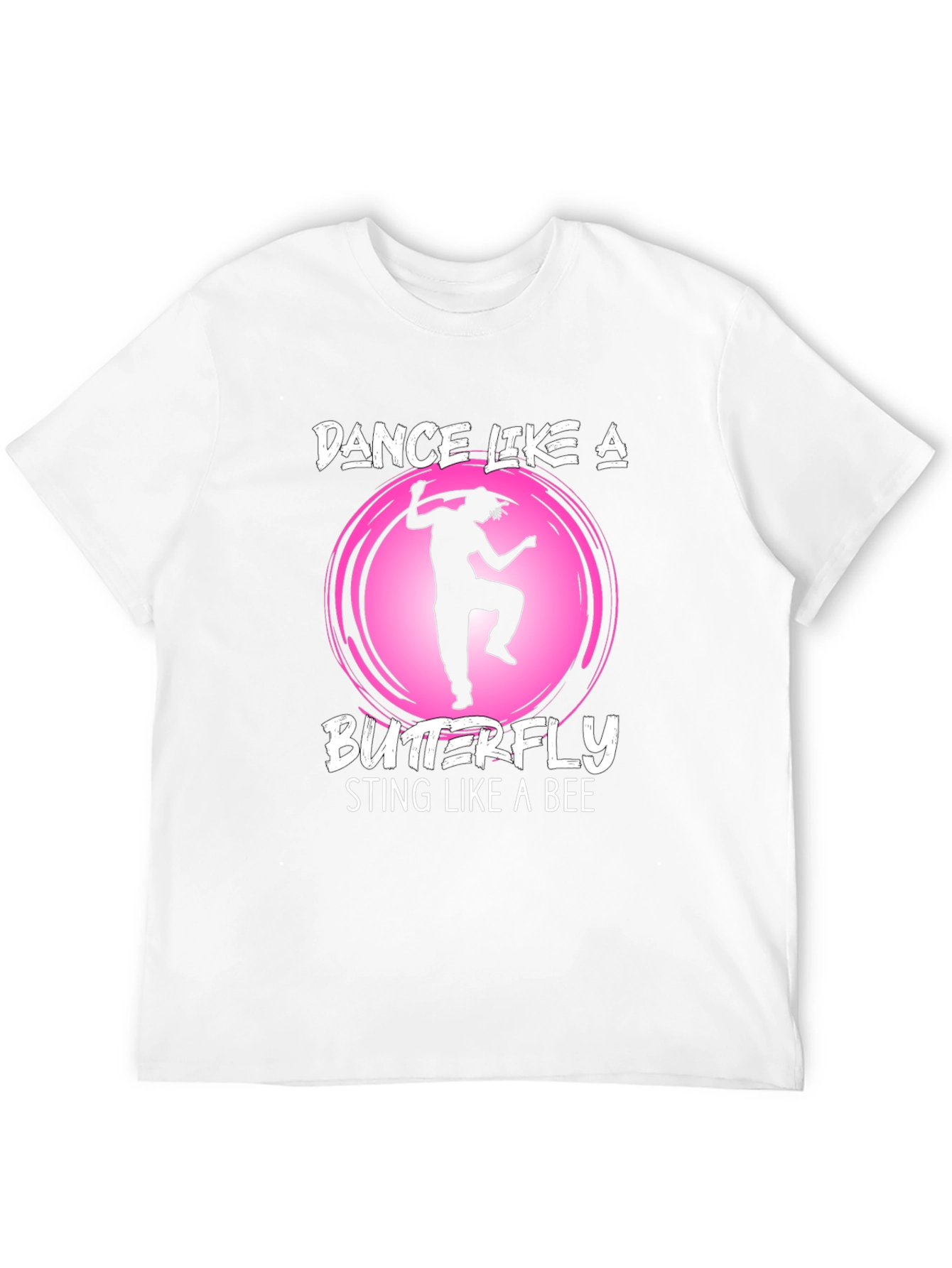 Dance Like a Butterfly Graphic T-Shirt - Black