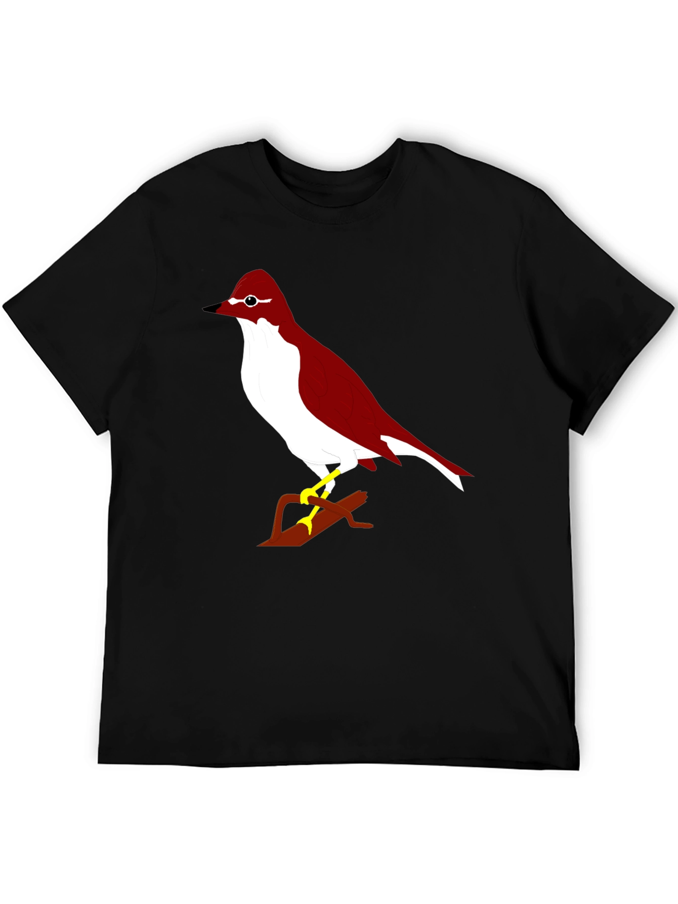 Bird Graphic Black T-Shirt