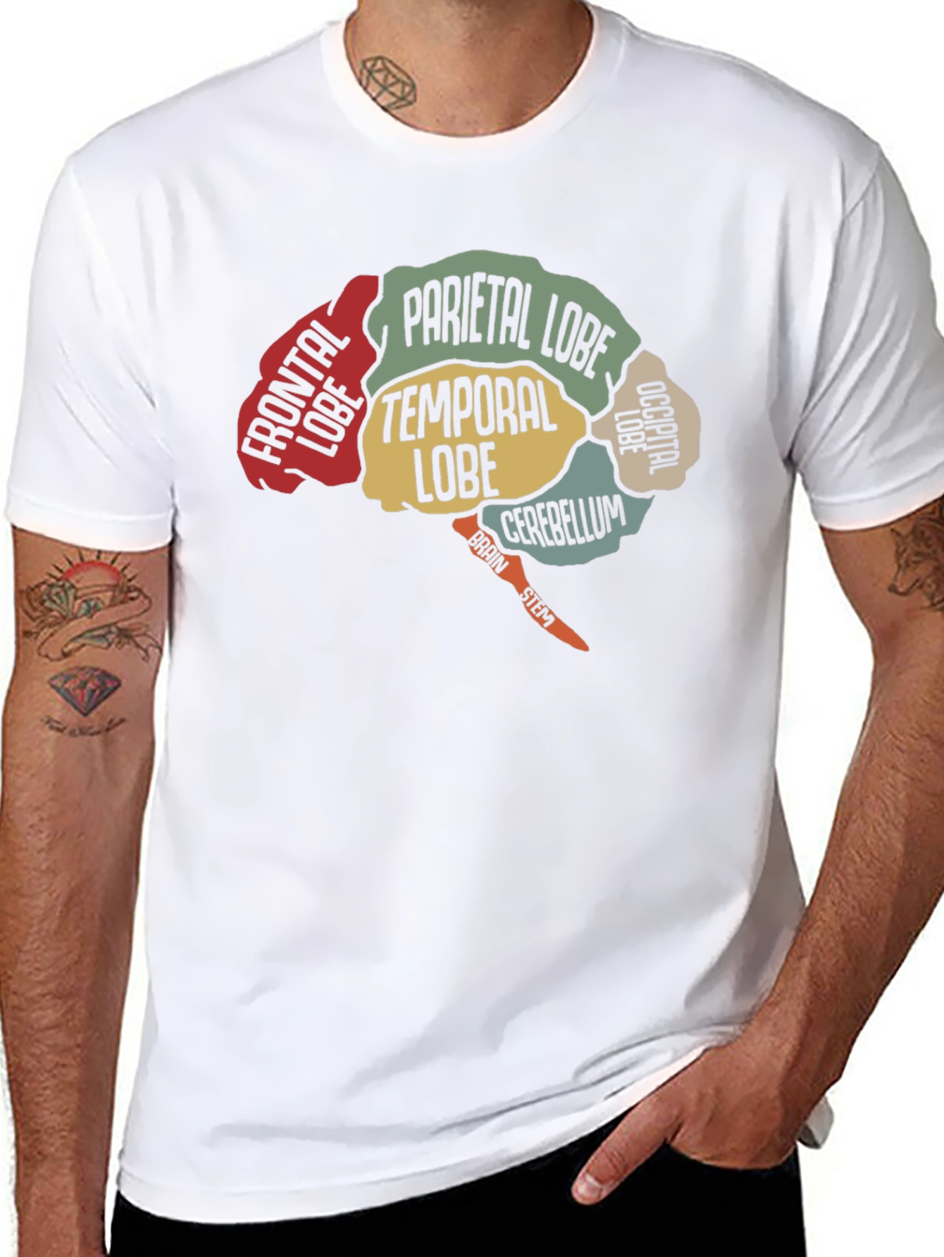 Brain Anatomy T-Shirt - Neurology Tee