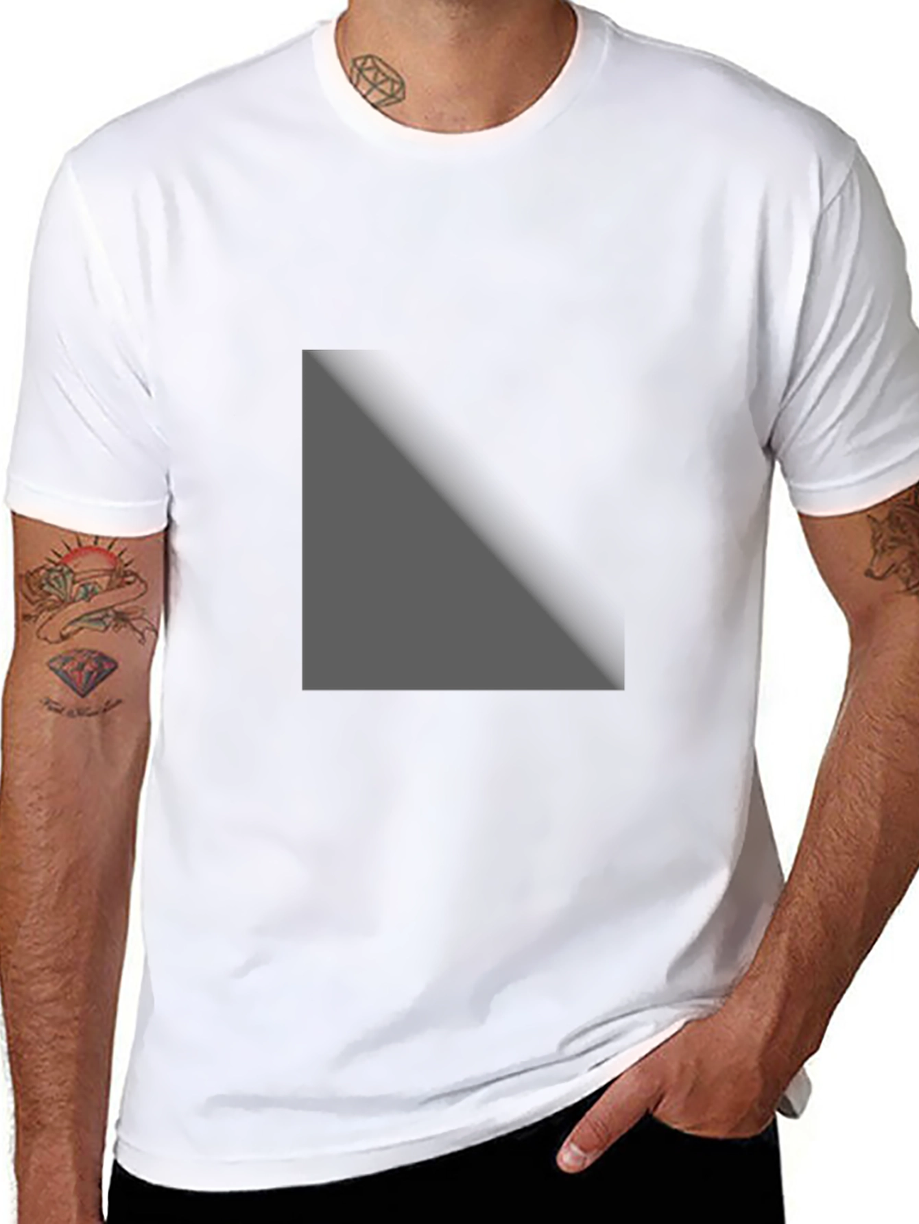 Mens Classic Black Short Sleeve T-Shirt