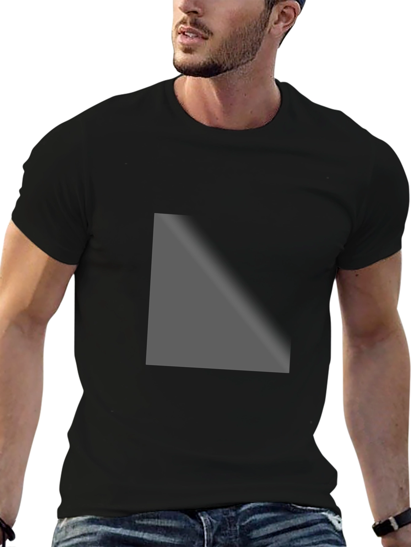 Mens Classic Black Short Sleeve T-Shirt
