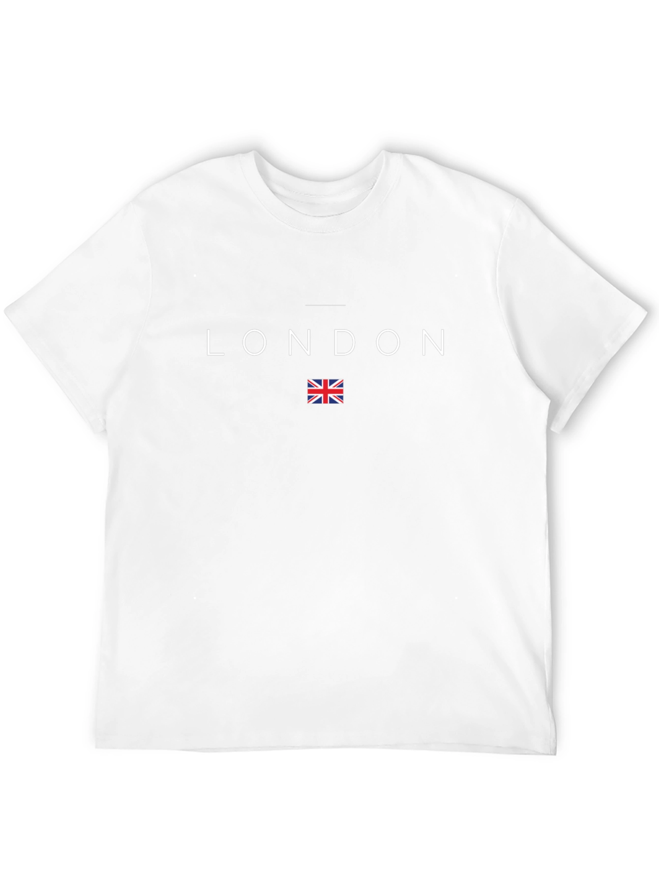 London UK Flag Graphic Tee - Stylish Black T-Shirt
