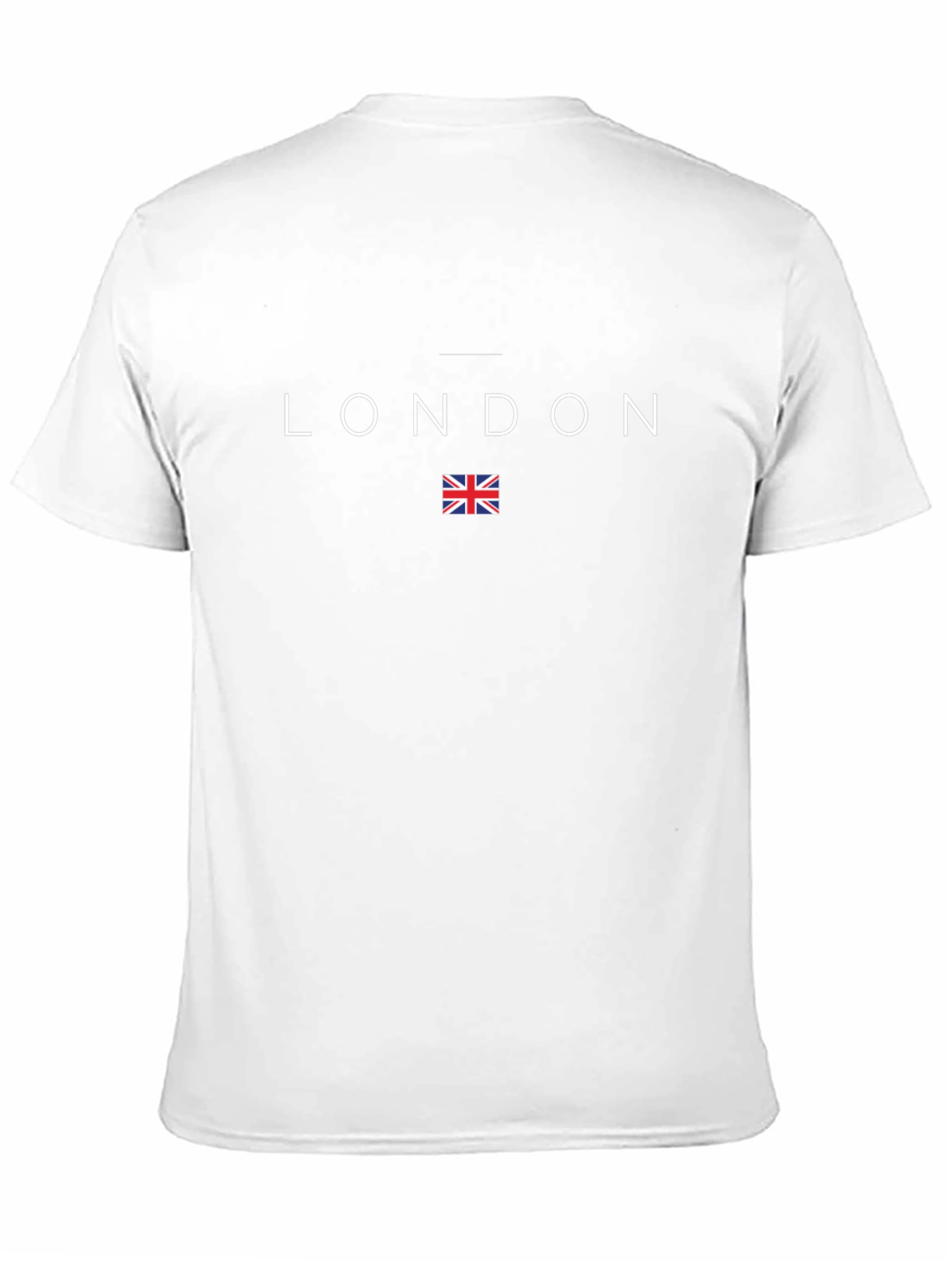London UK Flag Graphic Tee - Stylish Black T-Shirt