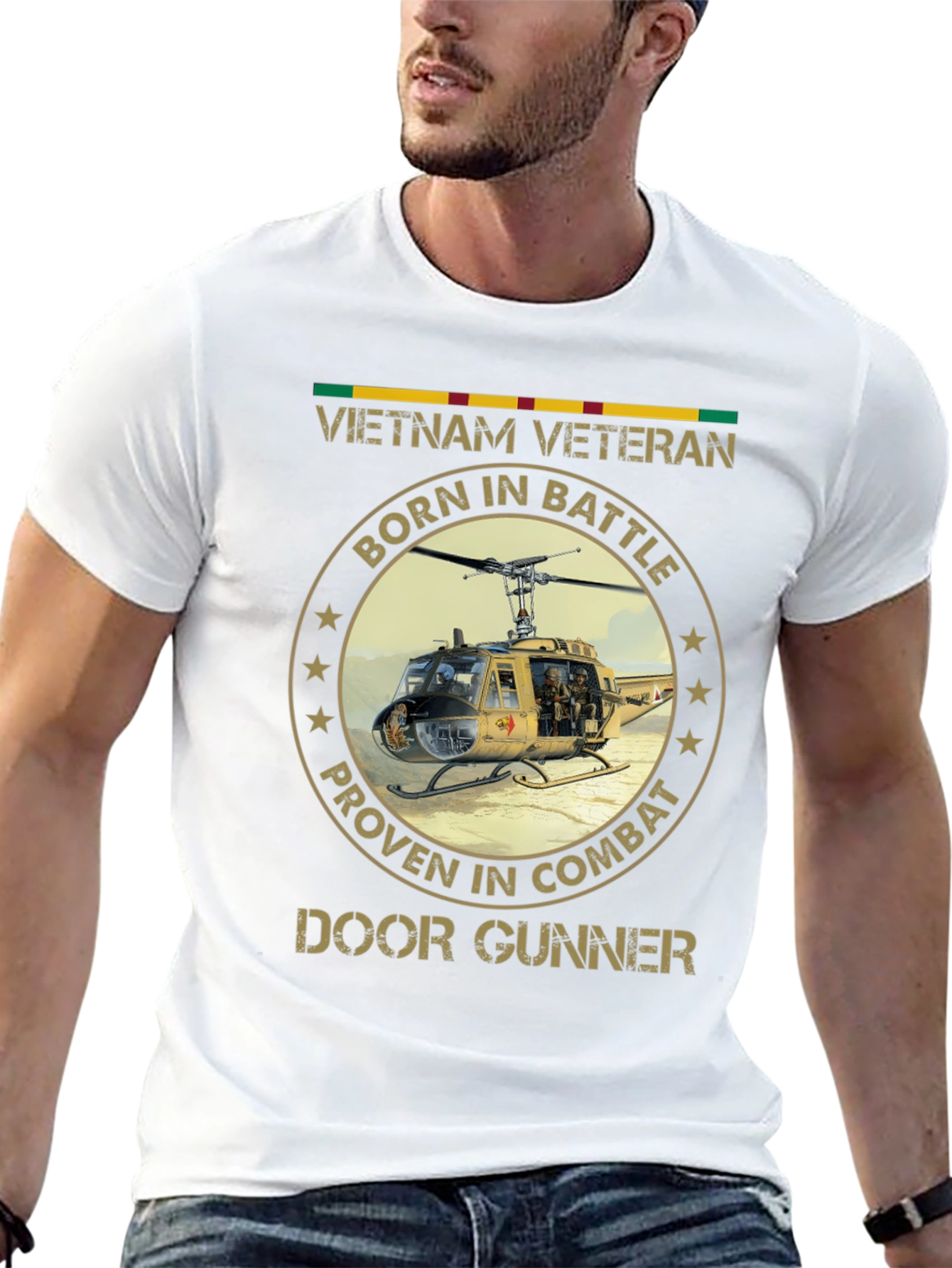 Vietnam Veteran Door Gunner T-Shirt