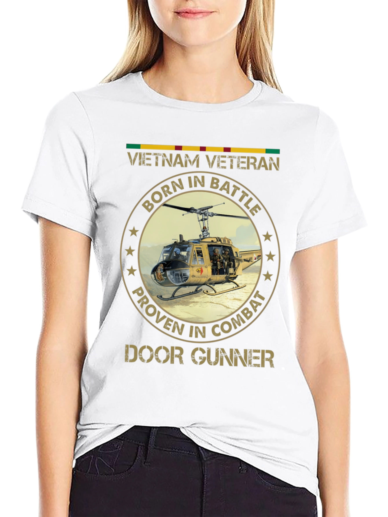 Vietnam Veteran Door Gunner T-Shirt