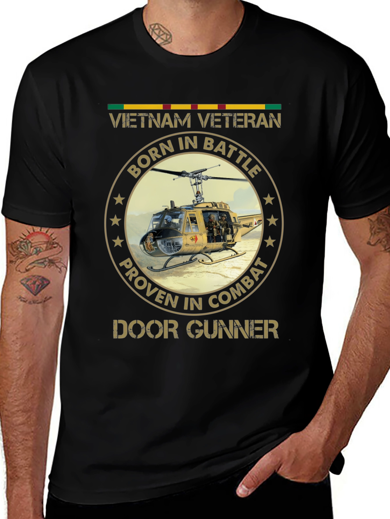 Vietnam Veteran Door Gunner T-Shirt