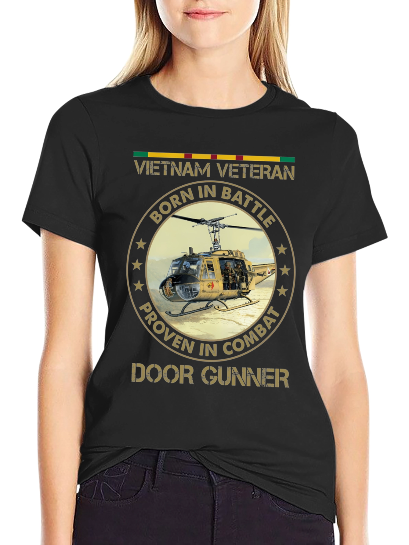 Vietnam Veteran Door Gunner T-Shirt