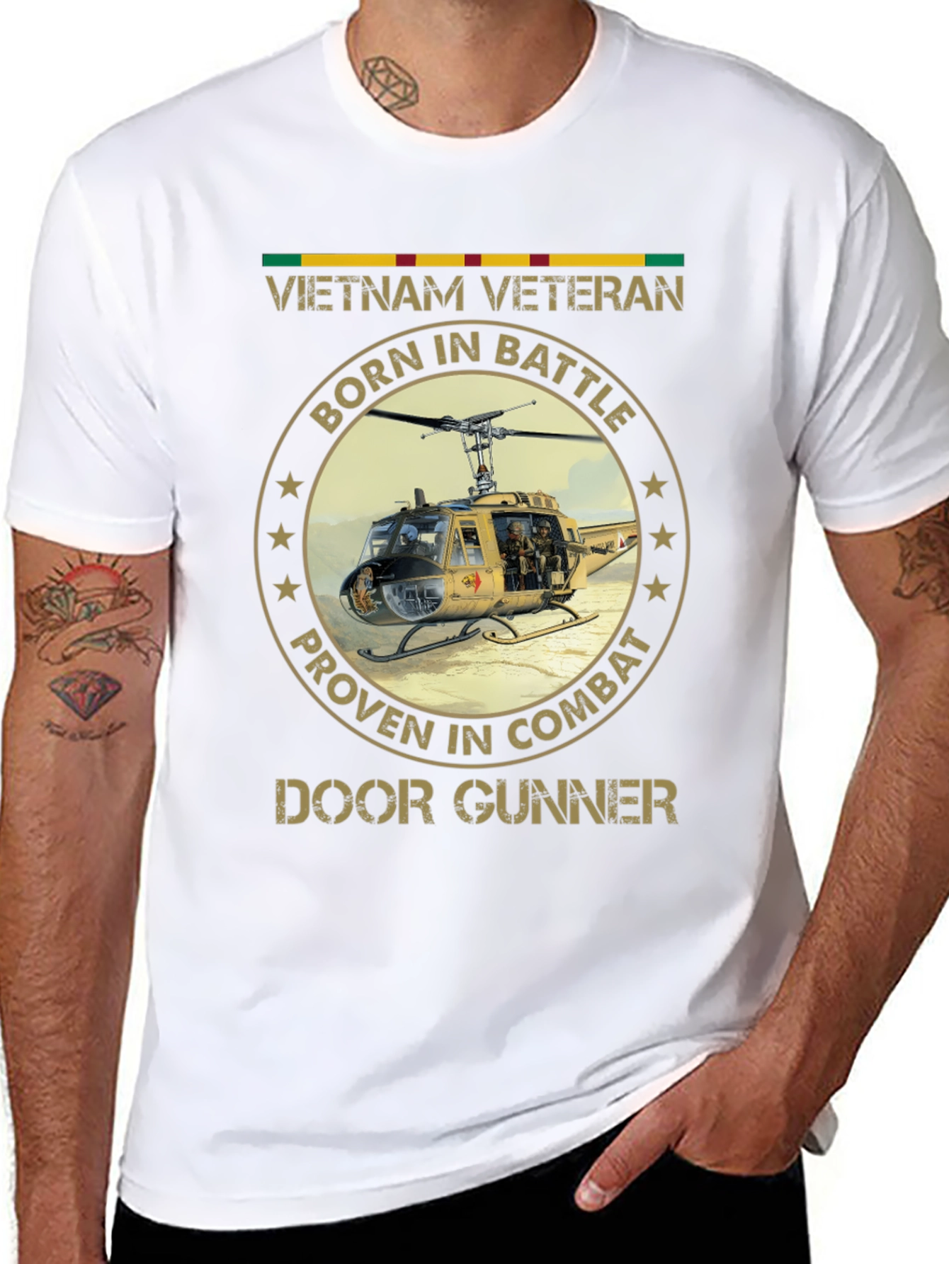 Vietnam Veteran Door Gunner T-Shirt