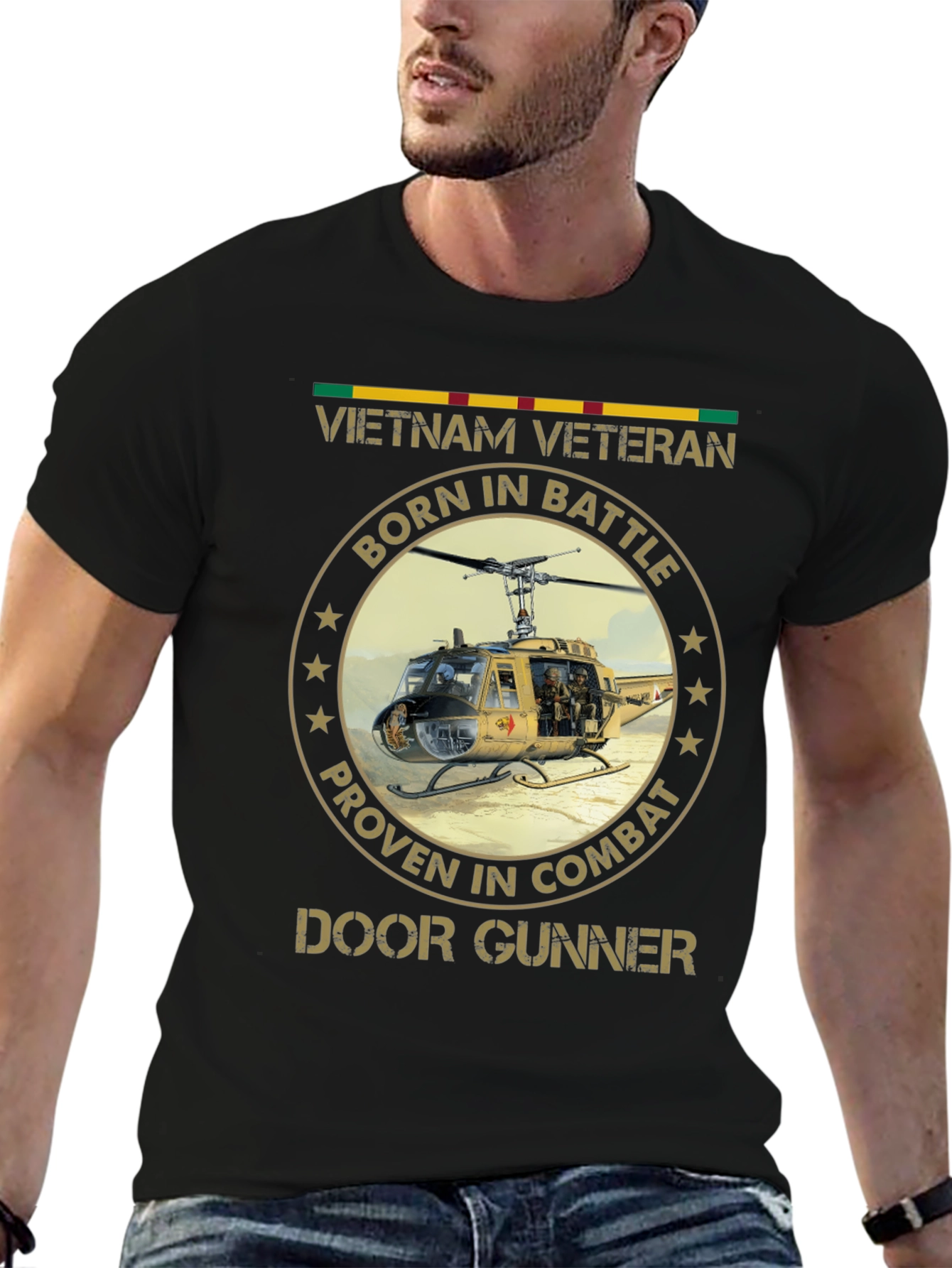 Vietnam Veteran Door Gunner T-Shirt