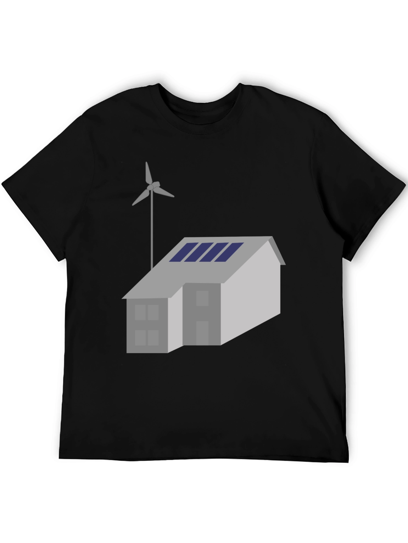 Eco Home T-Shirt: Solar & Wind Powered Living
