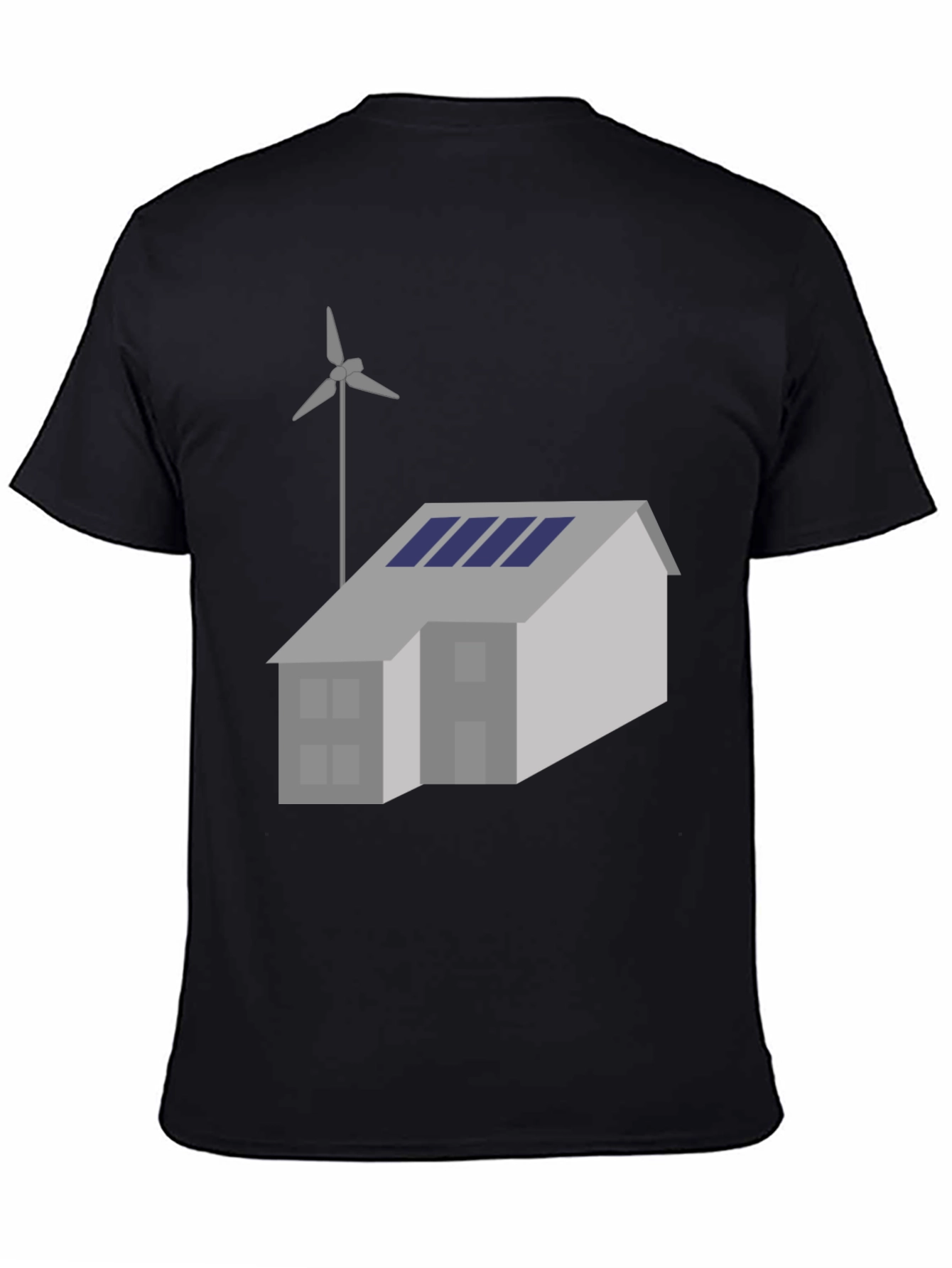 Eco Home T-Shirt: Solar & Wind Powered Living