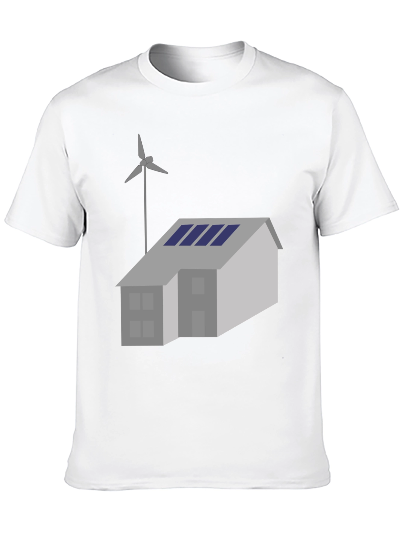 Eco Home T-Shirt: Solar & Wind Powered Living