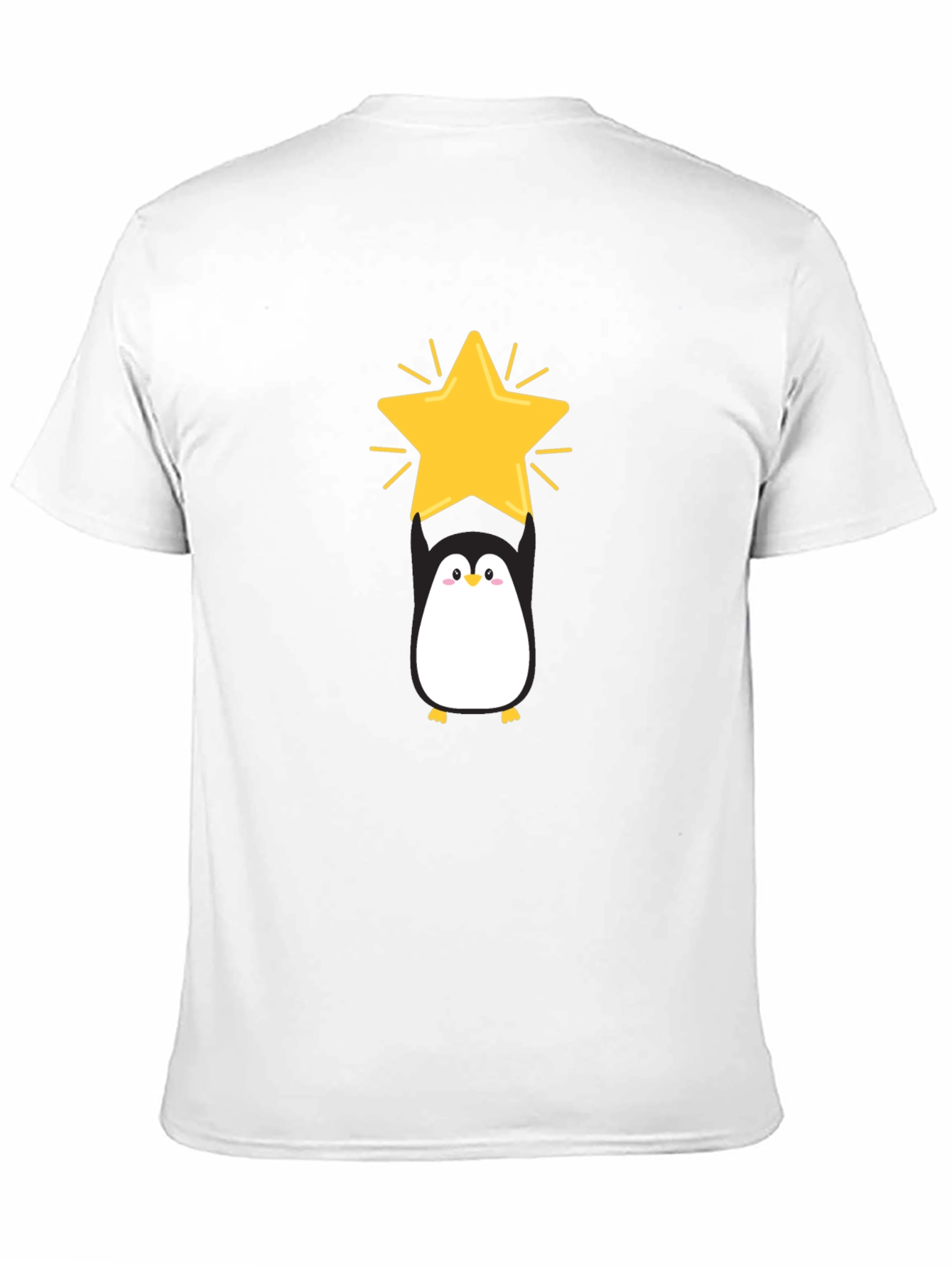 Penguin Star Black T-Shirt