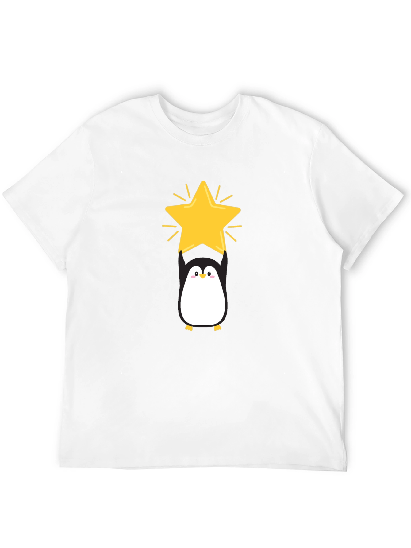 Penguin Star Black T-Shirt