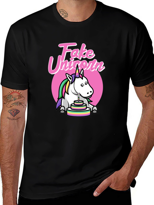 Fake Unicorn Birthday T-Shirt - Fun & Unique!