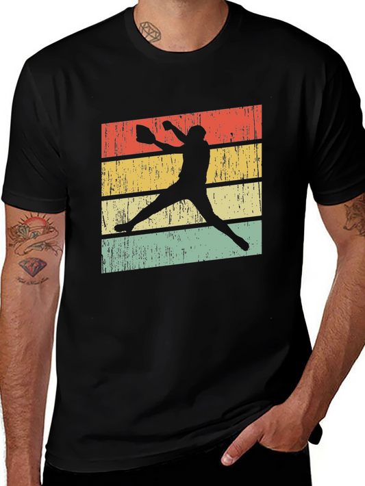 Vintage Softball Player T-Shirt