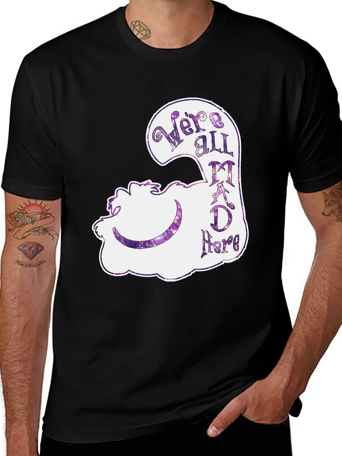 Alice in Wonderland Were All Mad Here Graphic Tee