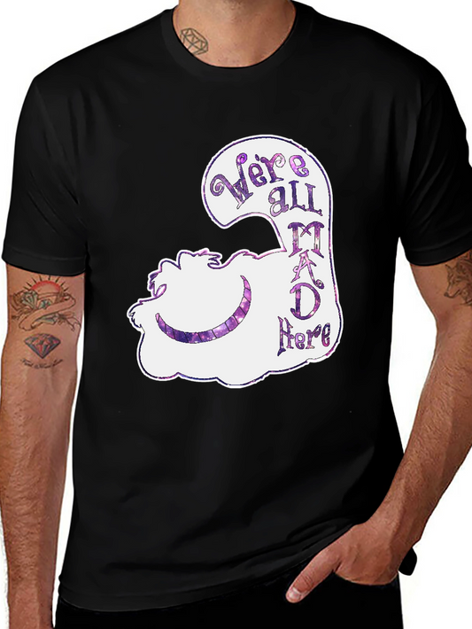 Alice in Wonderland Were All Mad Here Graphic Tee