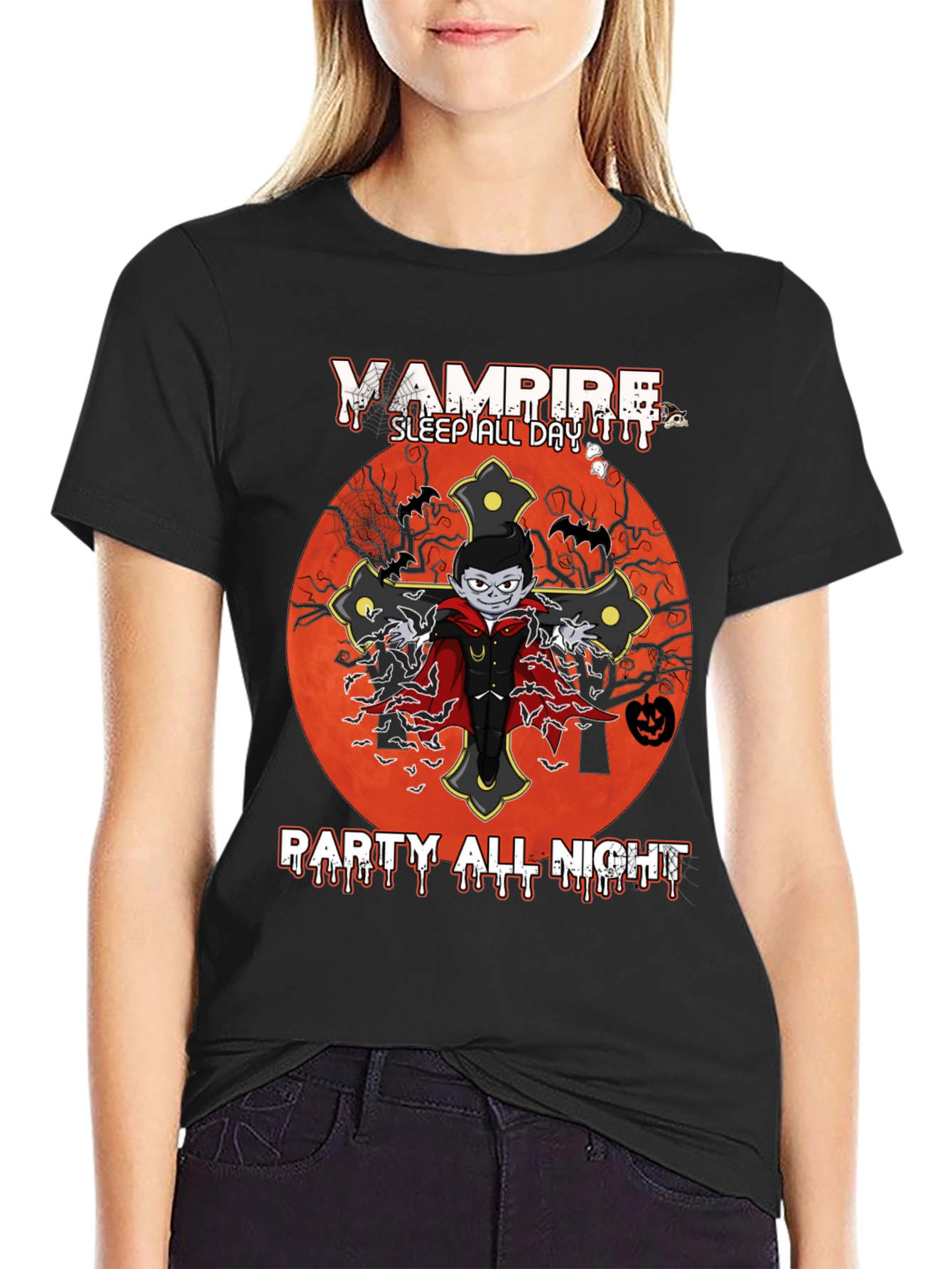 Vampire Sleep All Day Party All Night T-Shirt