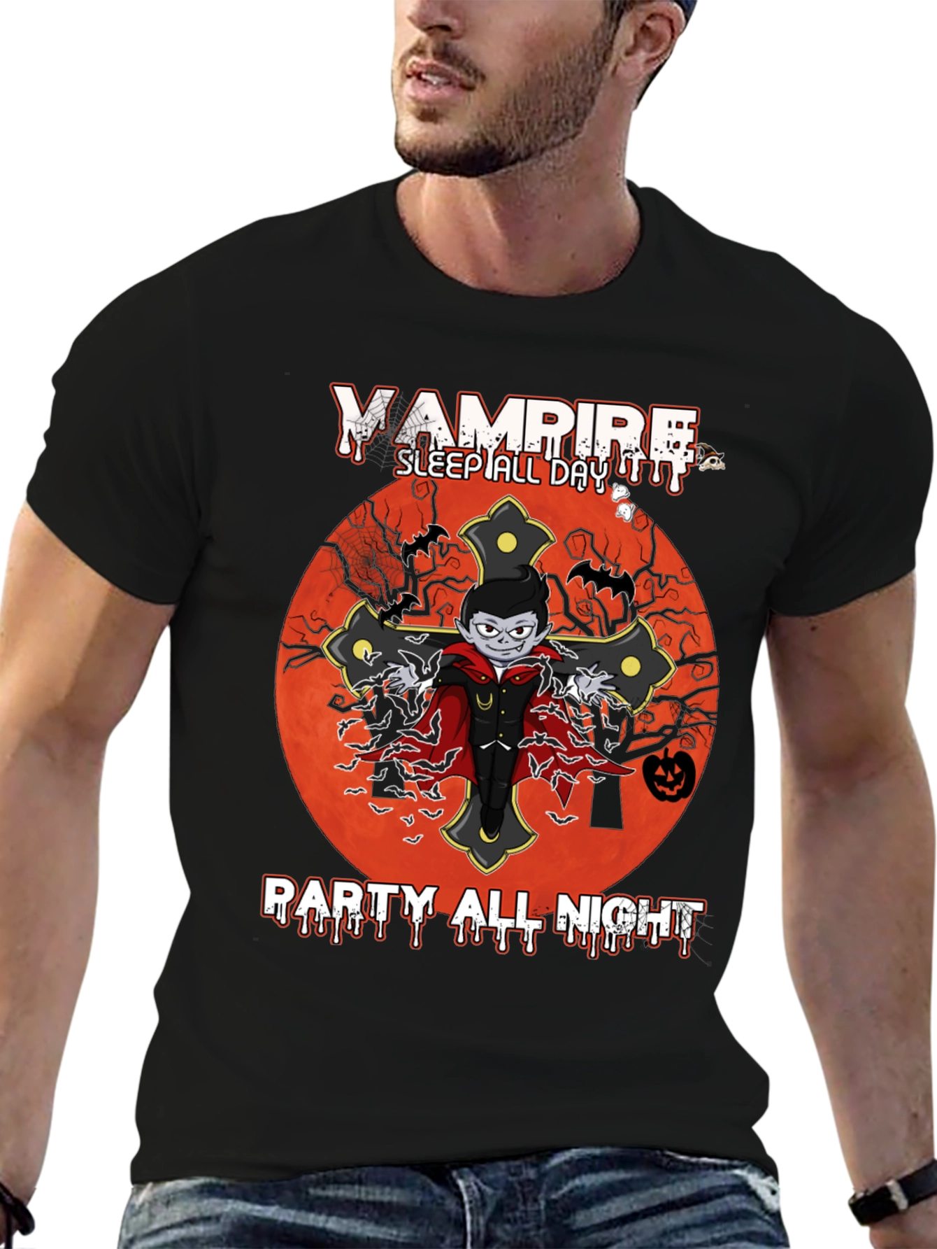 Vampire Sleep All Day Party All Night T-Shirt