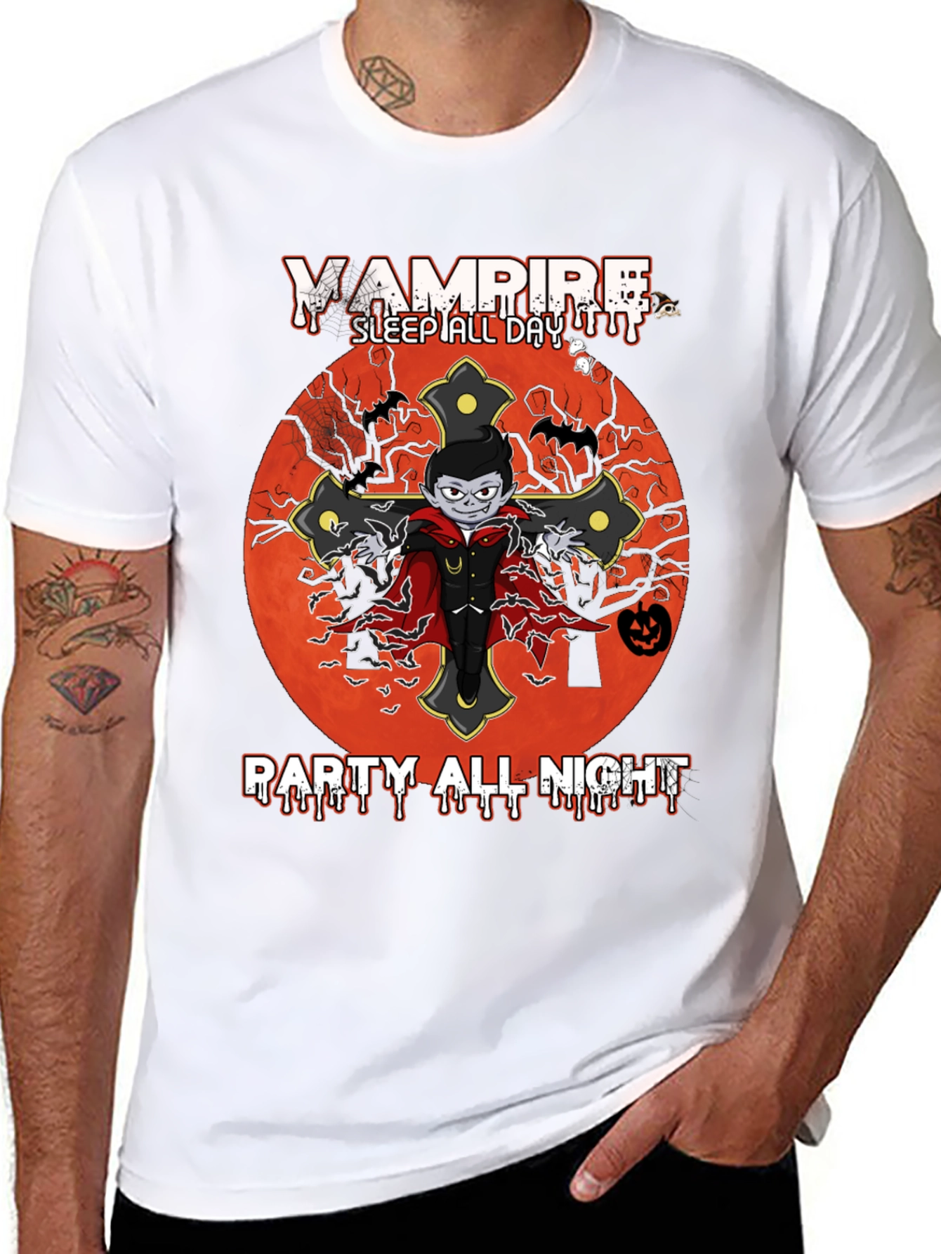 Vampire Sleep All Day Party All Night T-Shirt