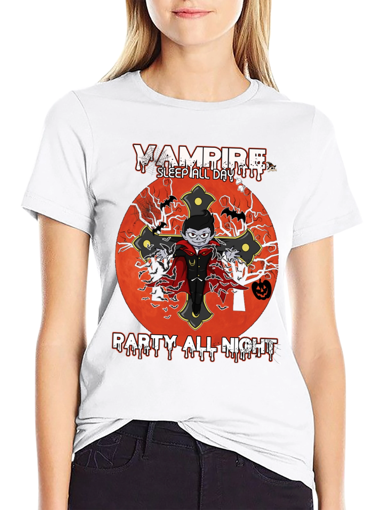 Vampire Sleep All Day Party All Night T-Shirt