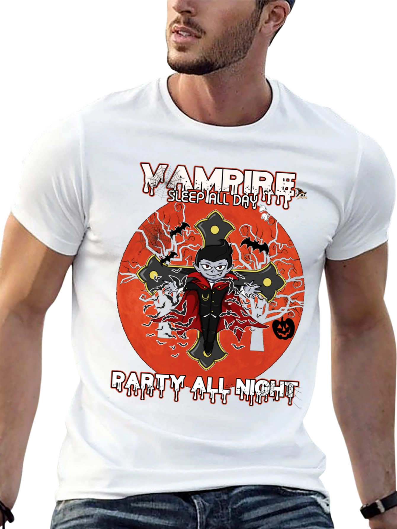 Vampire Sleep All Day Party All Night T-Shirt