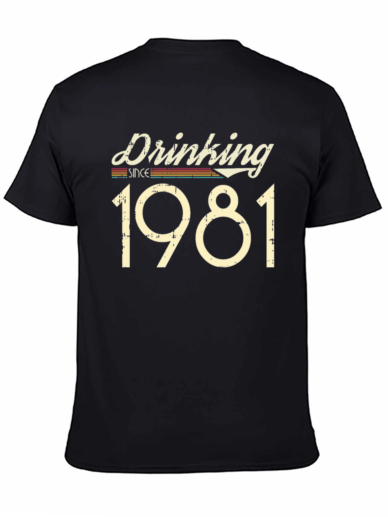 Drinking Since 1981 Black T-Shirt