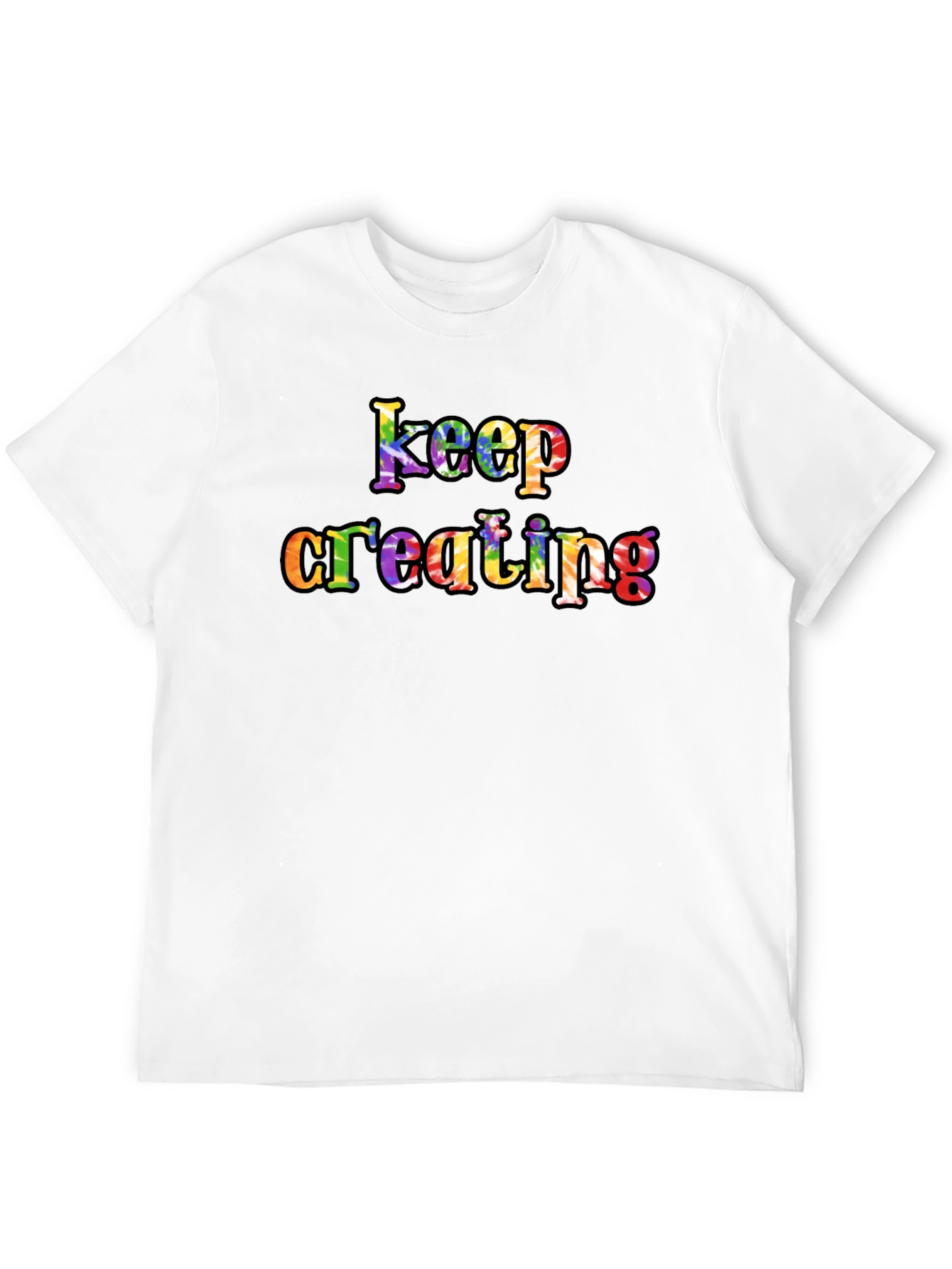 Keep Creating Rainbow Graphic T-Shirt - Unisex