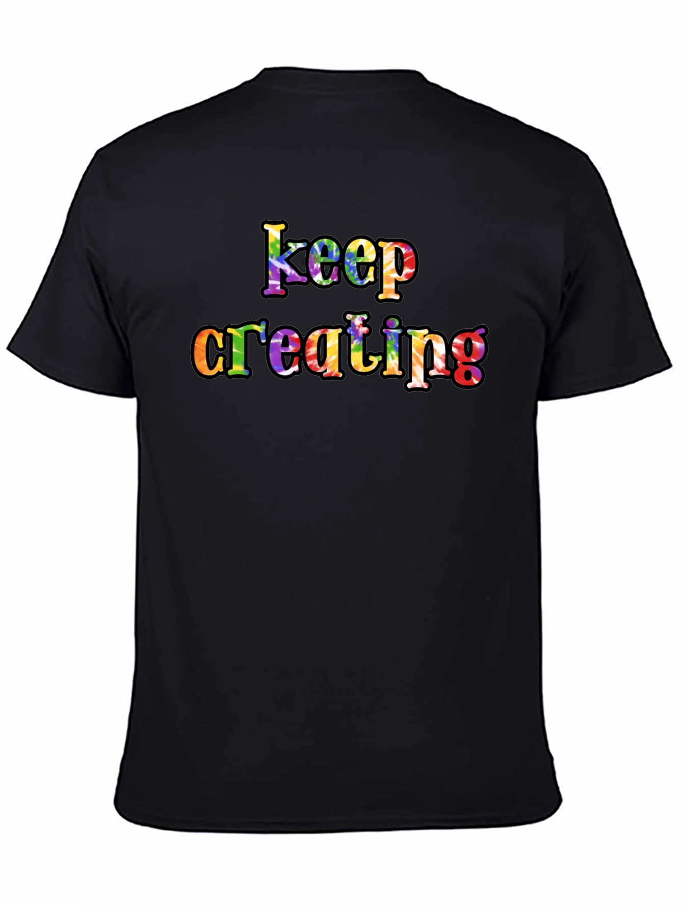 Keep Creating Rainbow Graphic T-Shirt - Unisex